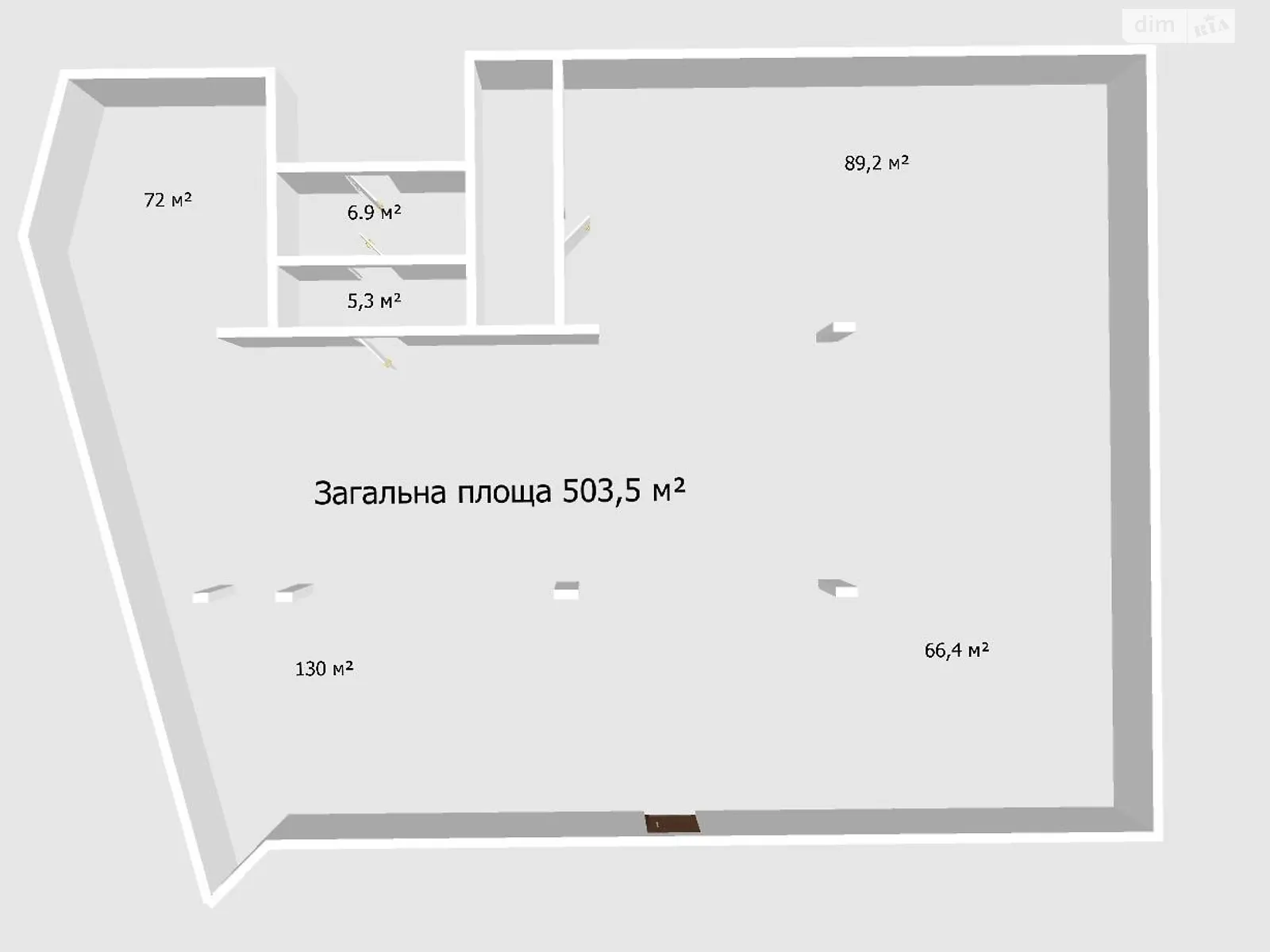 Продается помещения свободного назначения 503 кв. м в 10-этажном здании, цена: 1458700 $