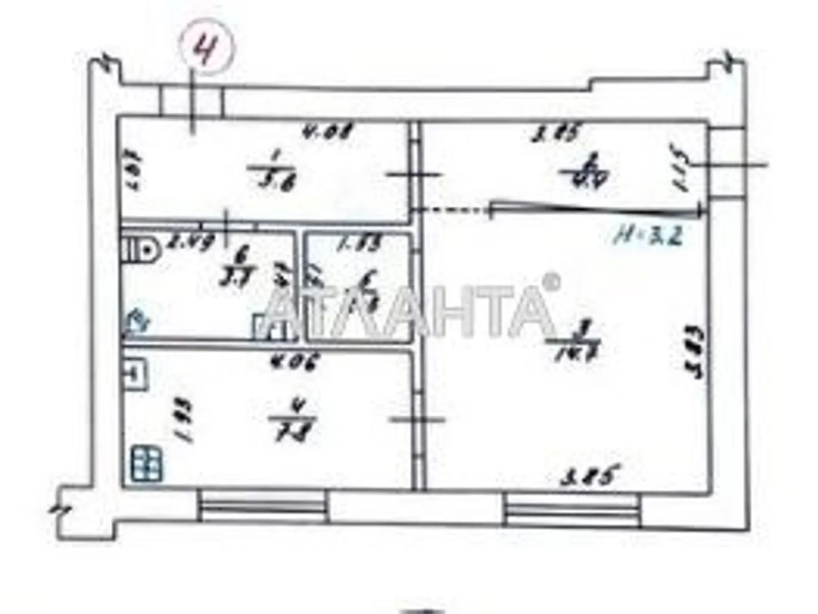 Продается помещения свободного назначения 40 кв. м в 3-этажном здании - фото 2