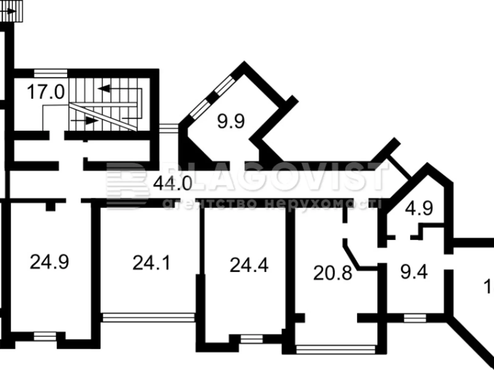 Продается помещения свободного назначения 638.2 кв. м в 15-этажном здании - фото 2