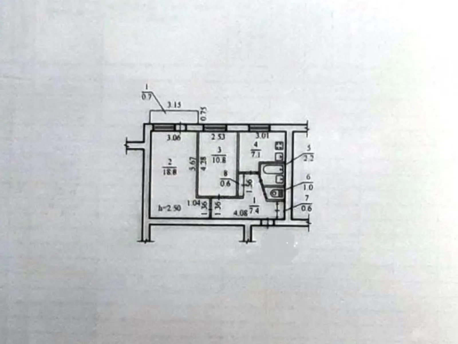 Продается 2-комнатная квартира 49.1 кв. м в Днепре, цена: 42000 $ - фото 1