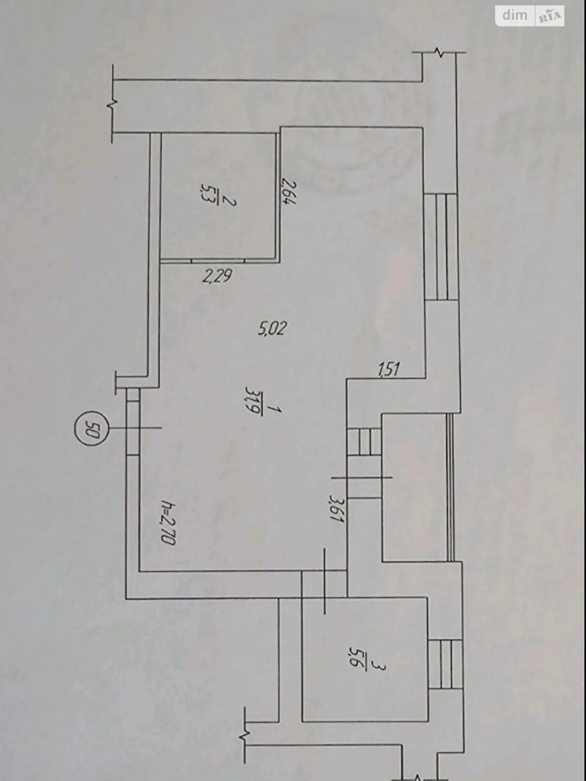 Продается 1-комнатная квартира 46.3 кв. м в Виннице, ул. Николаевская, 31