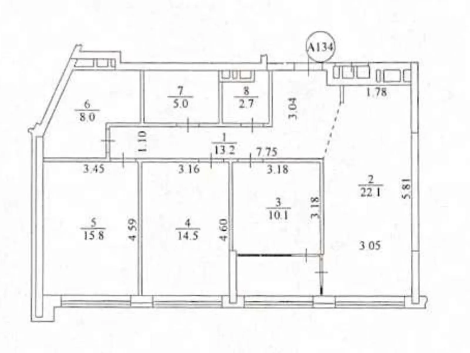 Продається 3-кімнатна квартира 95 кв. м у Києві - фото 3