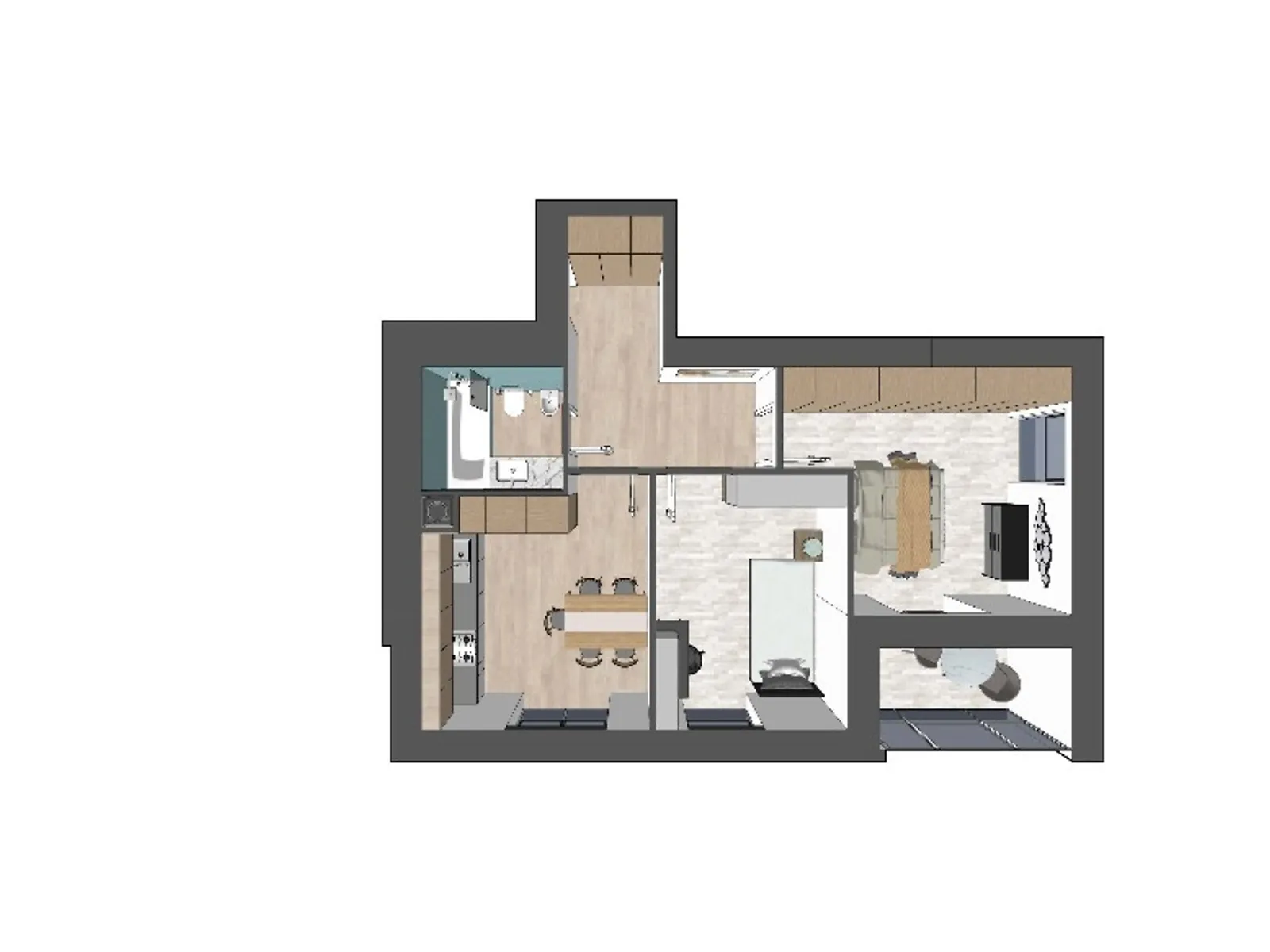 2-комнатная квартира 61.3 кв. м в Тернополе, цена: 1532500 грн - фото 1
