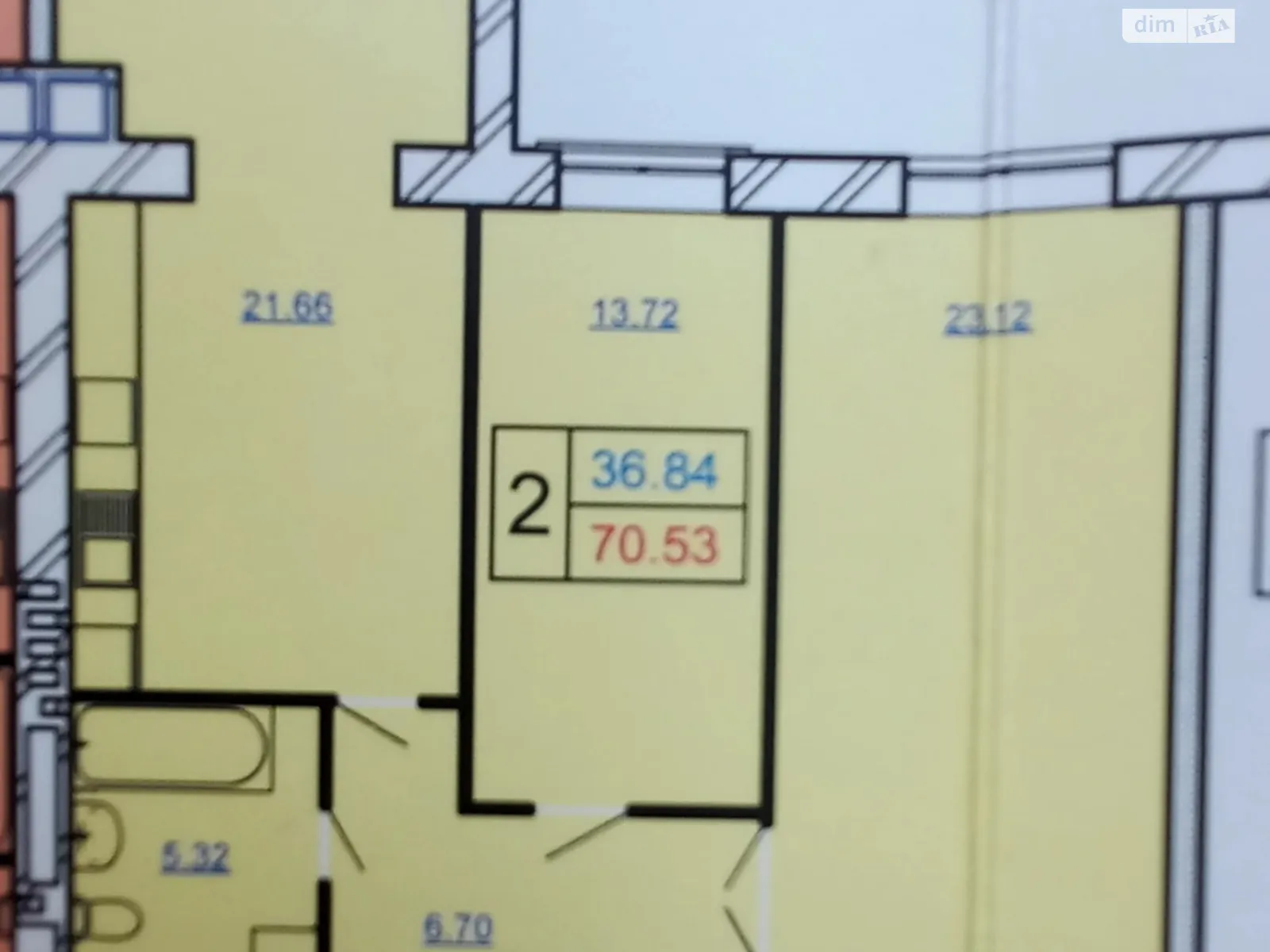 Продается 2-комнатная квартира 70 кв. м в Хмельницком, ул. Сечевых Стрельцов, 8Б корпус 3