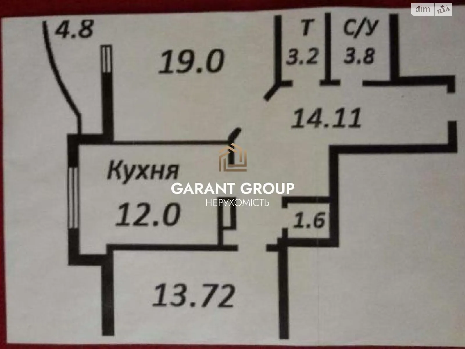 Продається 2-кімнатна квартира 72 кв. м у Одесі, цена: 46500 $ - фото 1