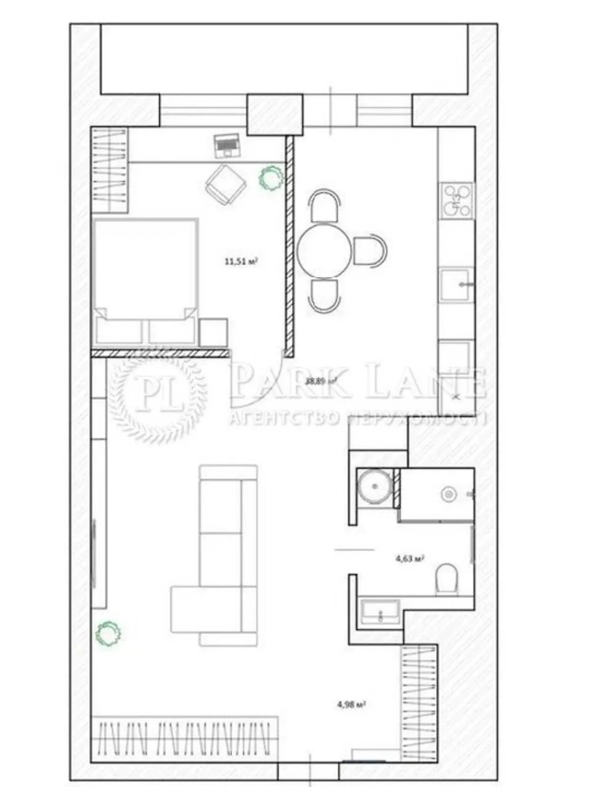 Продается 1-комнатная квартира 65 кв. м в Киеве, ул. Антоновича(Горького), 109