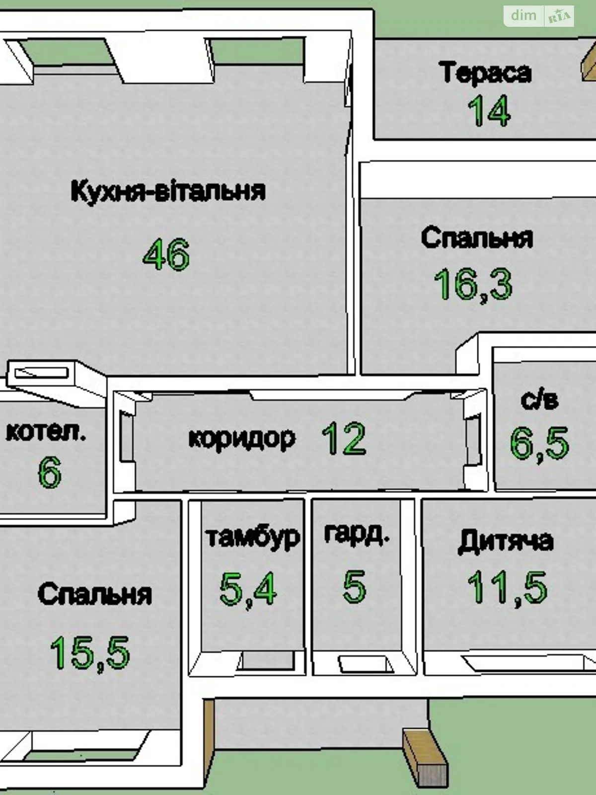 Продается одноэтажный дом 136 кв. м с подвалом - фото 2