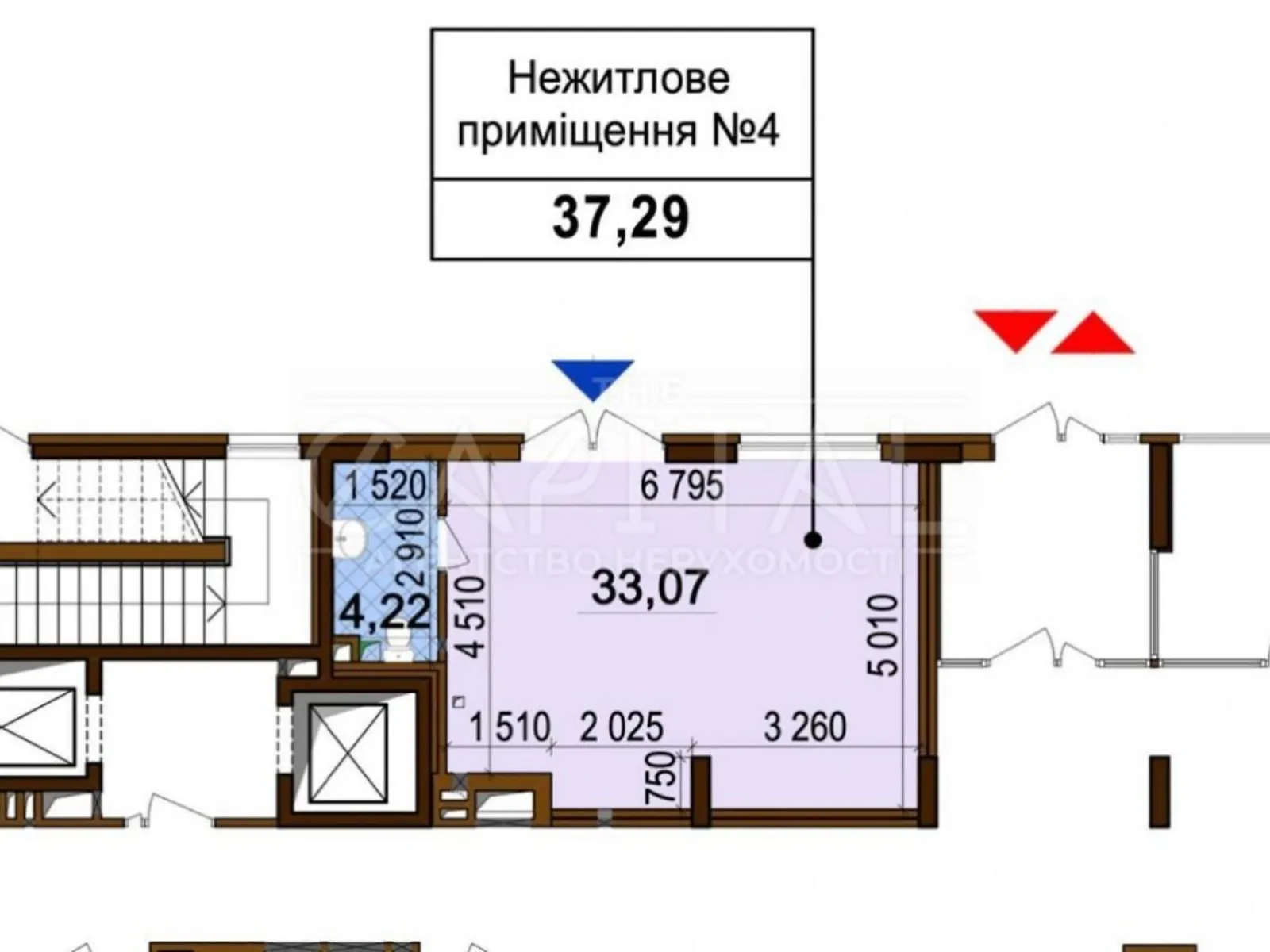Продається 1-кімнатна квартира 37 кв. м у Києві, цена: 134244 $