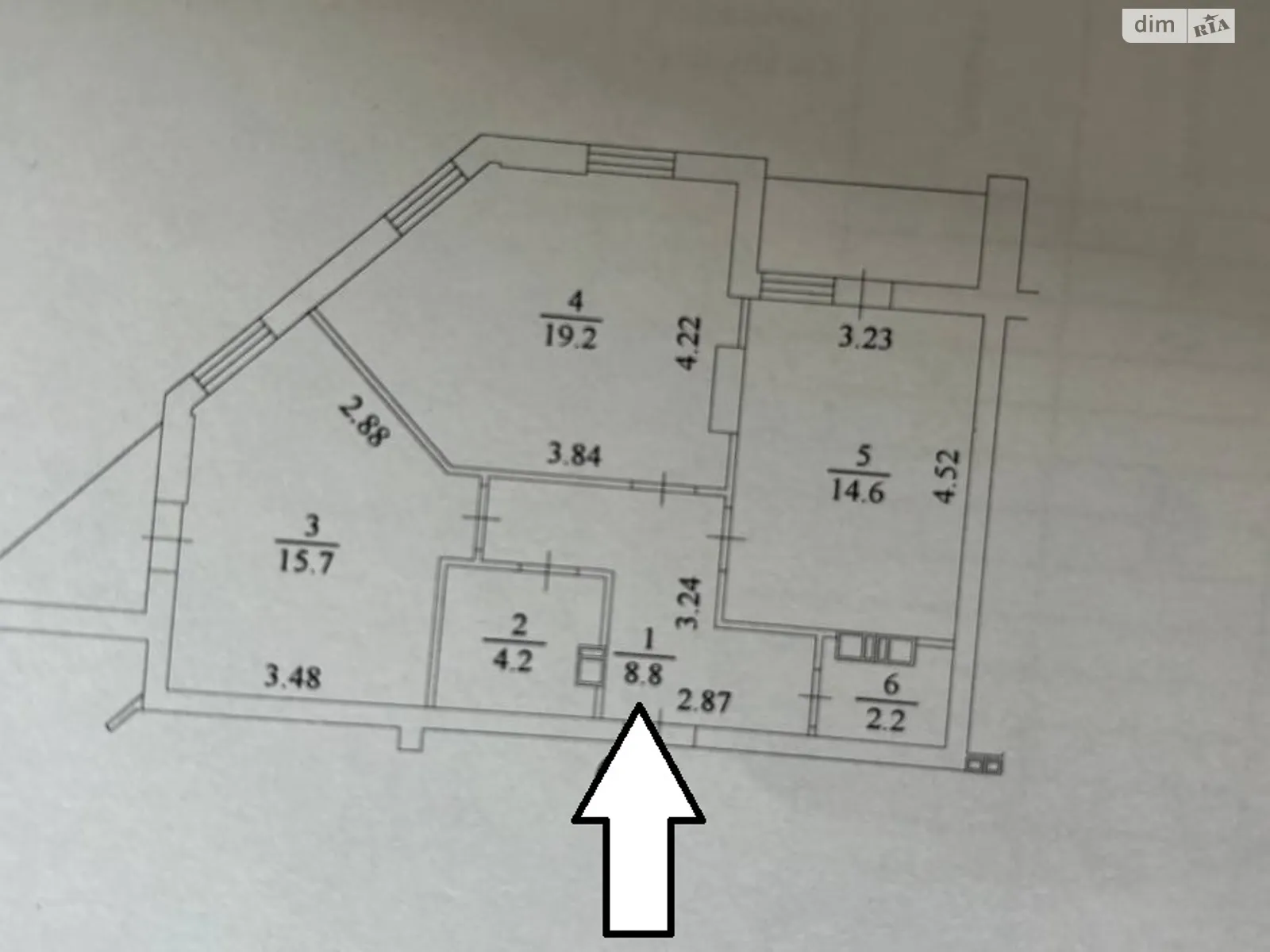 Продается 2-комнатная квартира 68 кв. м в Вышгороде, цена: 64000 $