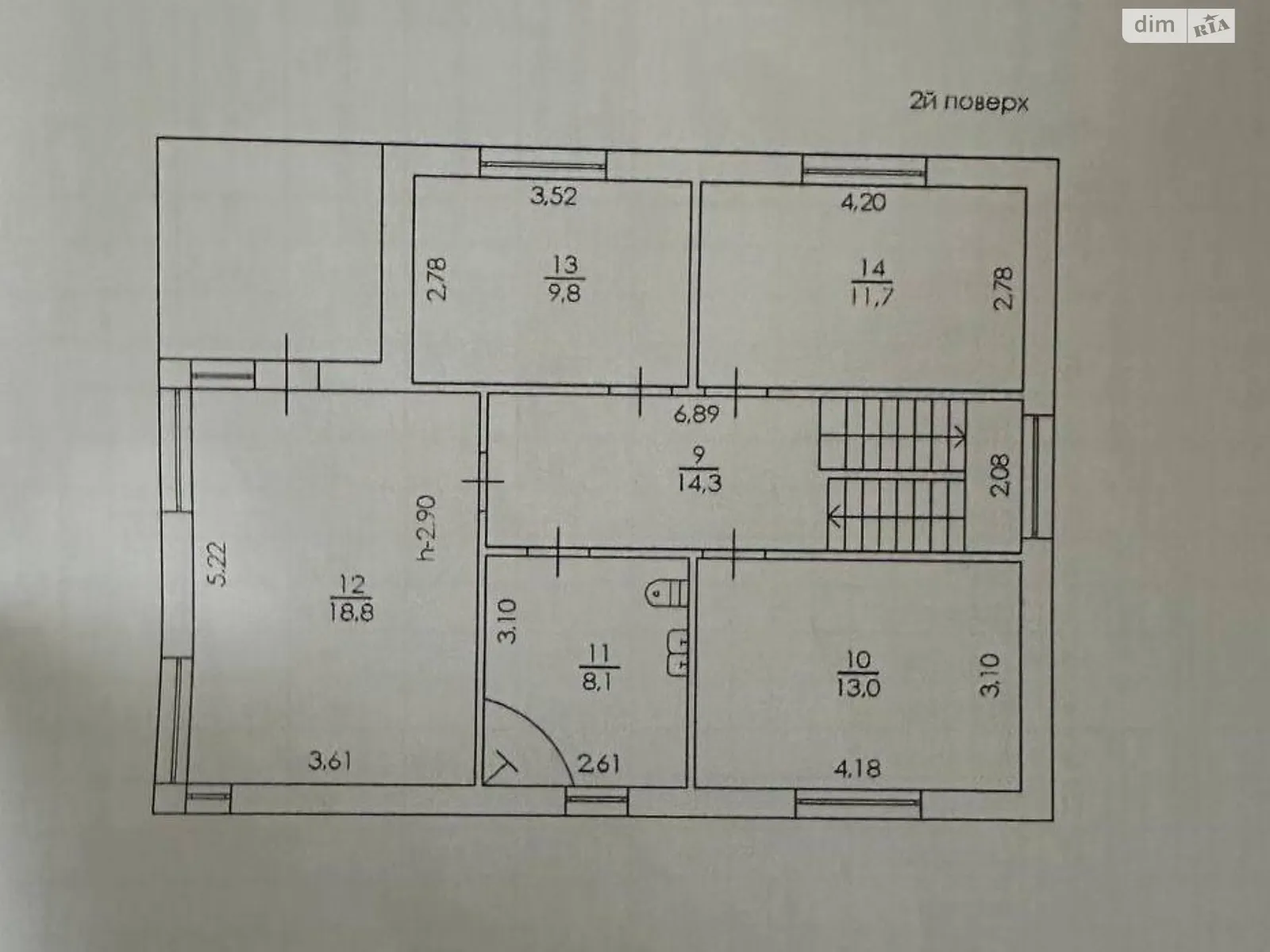 Продается дом на 2 этажа 170 кв. м с бассейном - фото 3