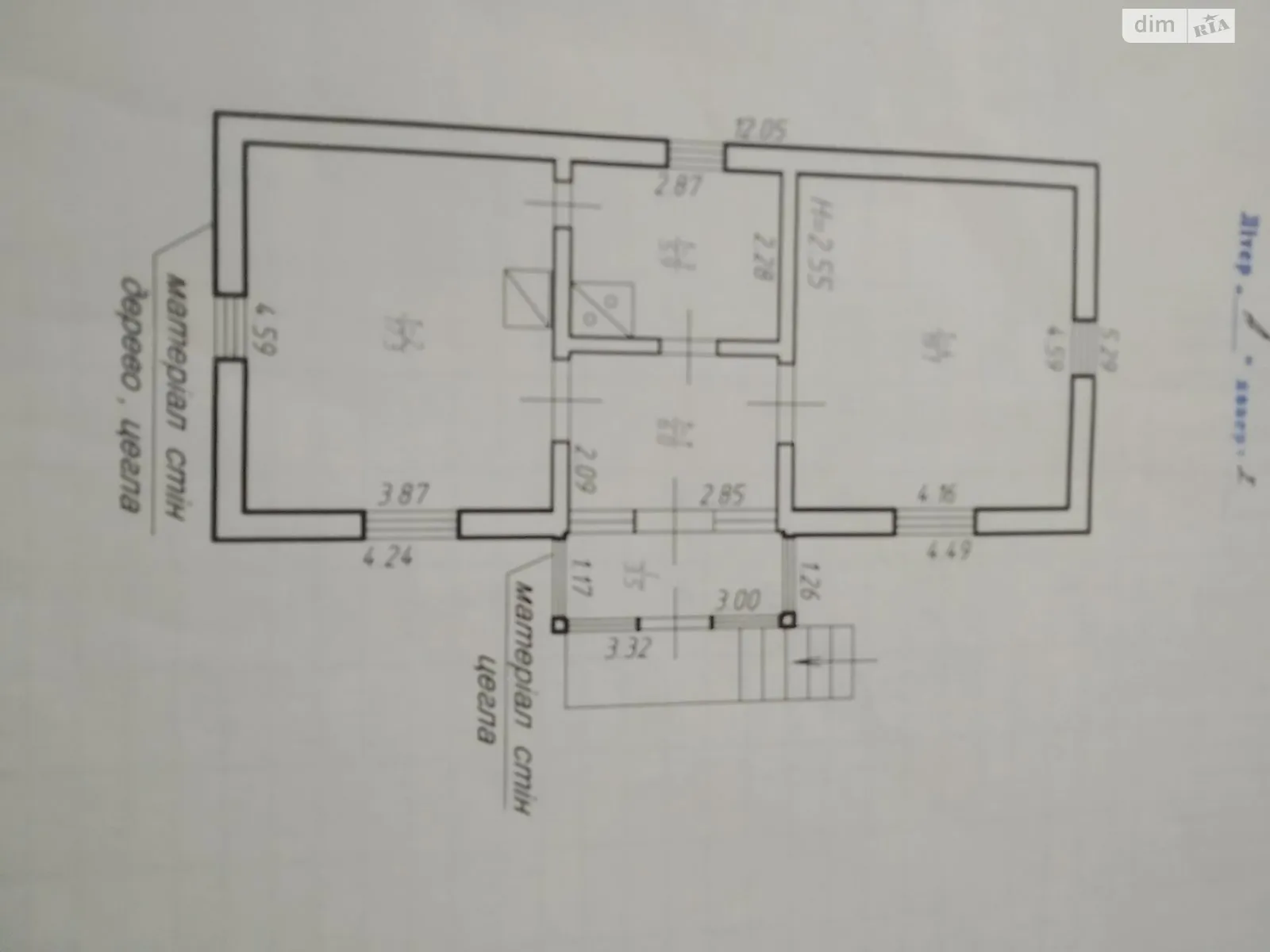 Продается одноэтажный дом 63.7 кв. м с мебелью, цена: 2500 €