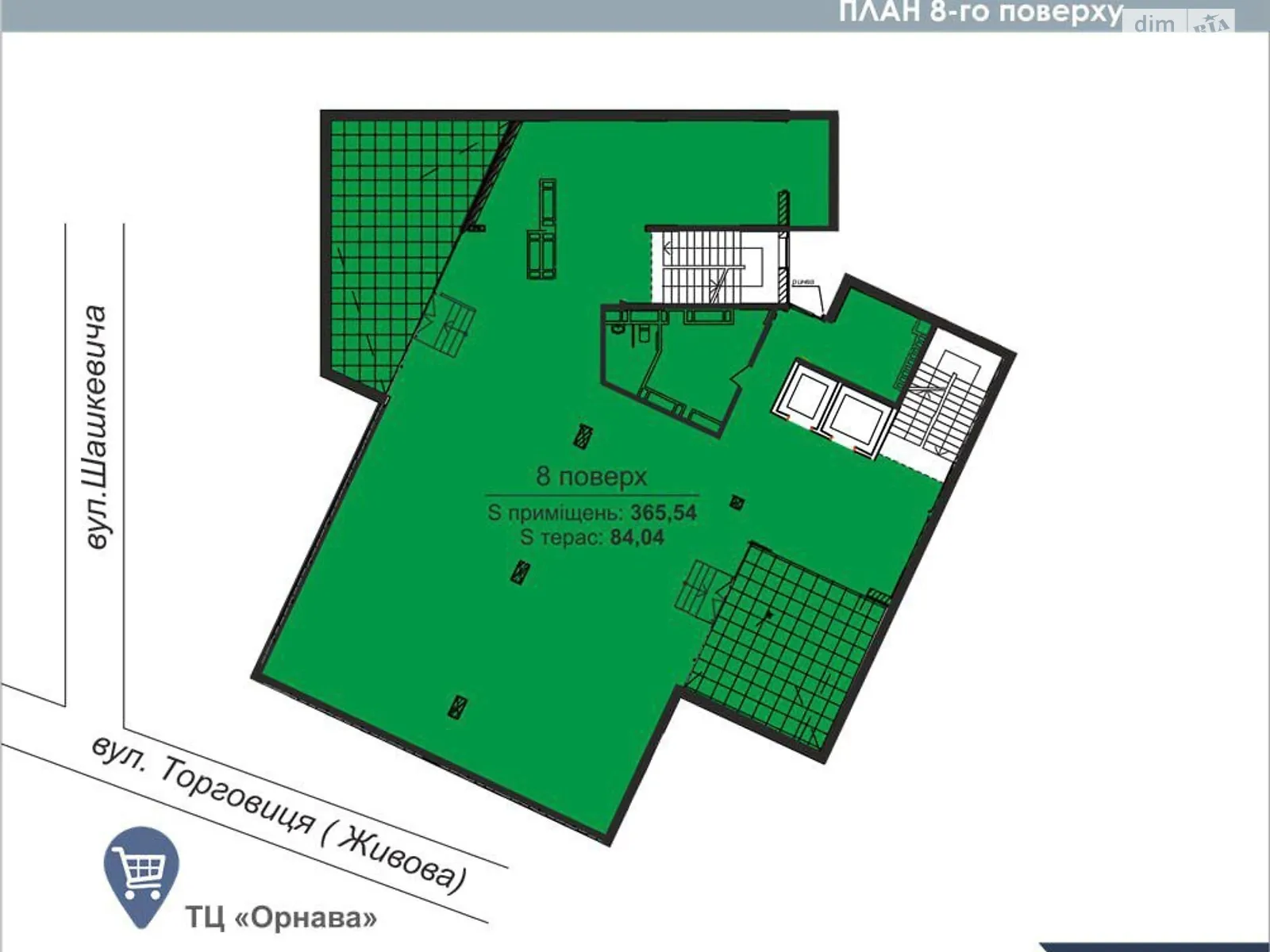 Продается помещения свободного назначения 372 кв. м в 8-этажном здании - фото 2