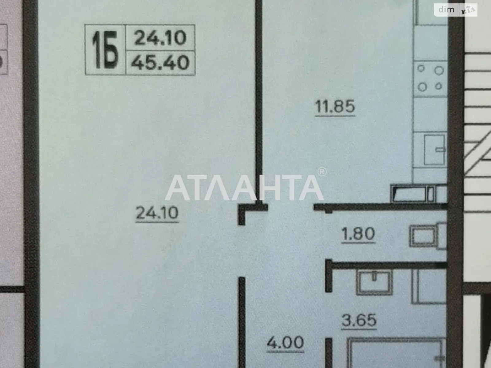 Продается 1-комнатная квартира 45 кв. м в Одессе, ул. Марсельская