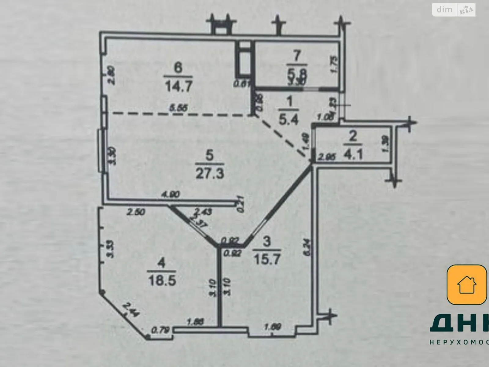 Продается 3-комнатная квартира 91 кв. м в Одессе, бул. Итальянский, 3А