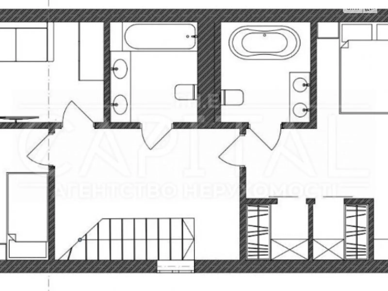 Продается дом на 2 этажа 143 кв. м с садом, цена: 135850 $