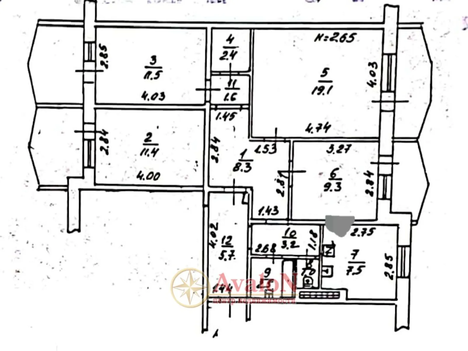 Продается 4-комнатная квартира 93 кв. м в Одессе - фото 2