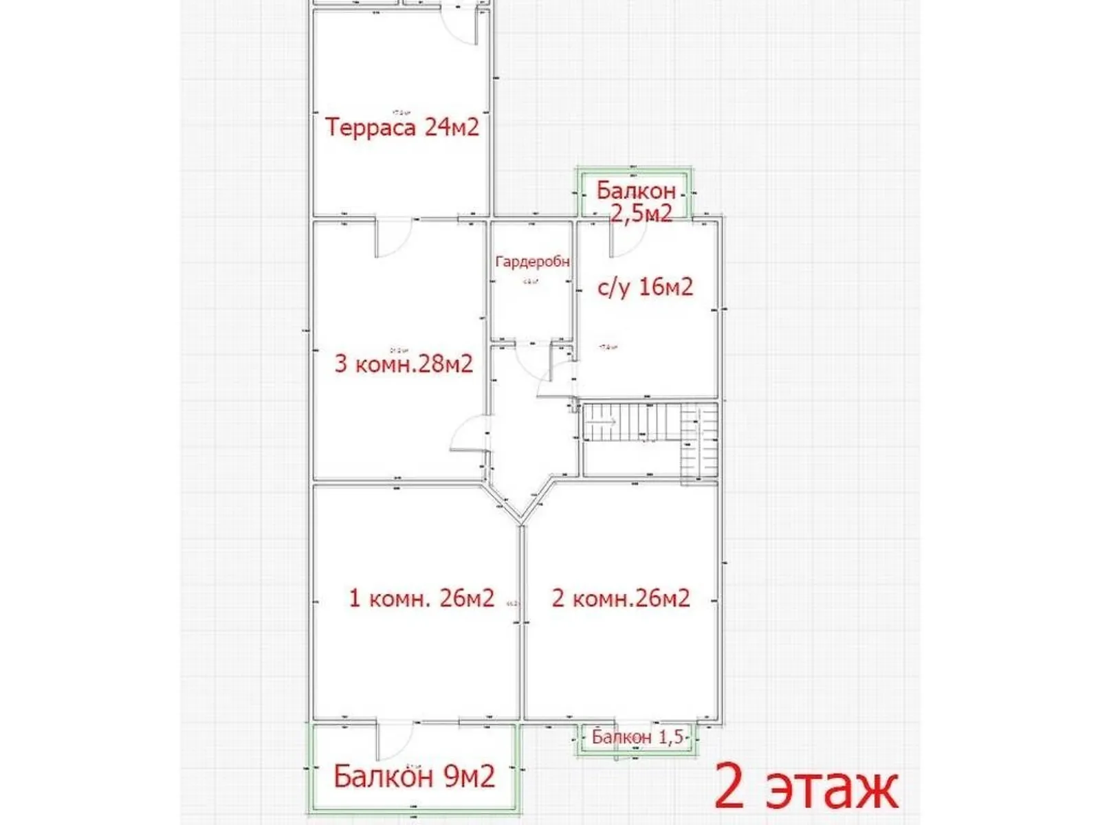 Продается дом на 2 этажа 250 кв. м с участком - фото 3