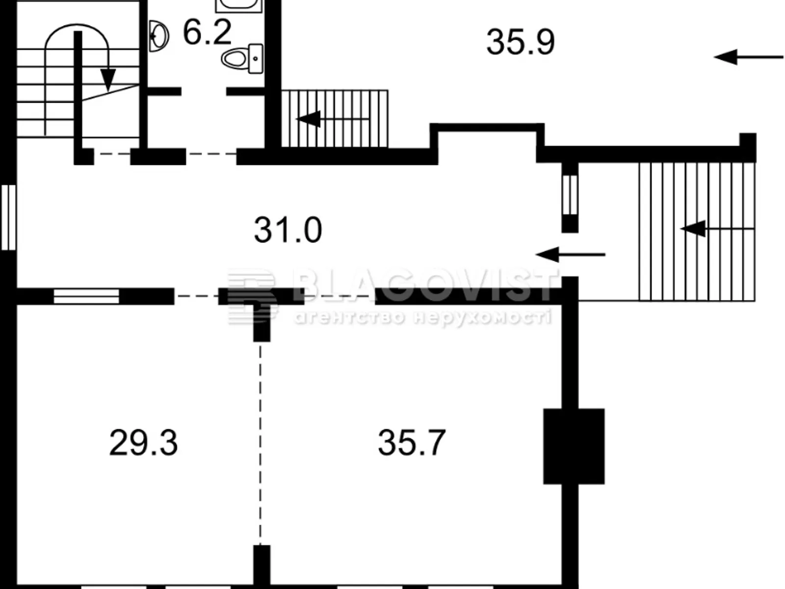 Продается дом на 4 этажа 410 кв. м с подвалом - фото 3
