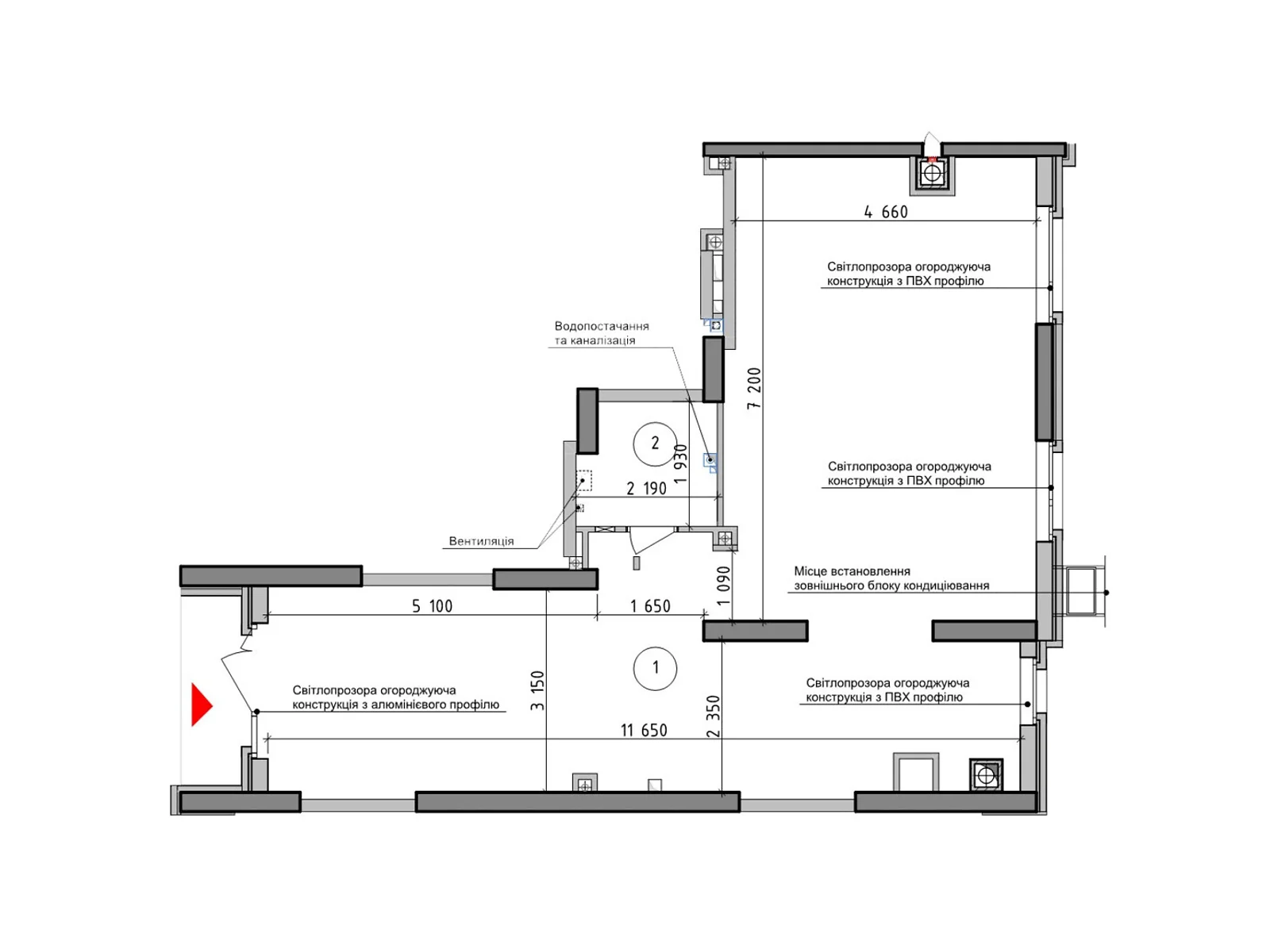 Продается офис 44.77 кв. м в бизнес-центре - фото 3