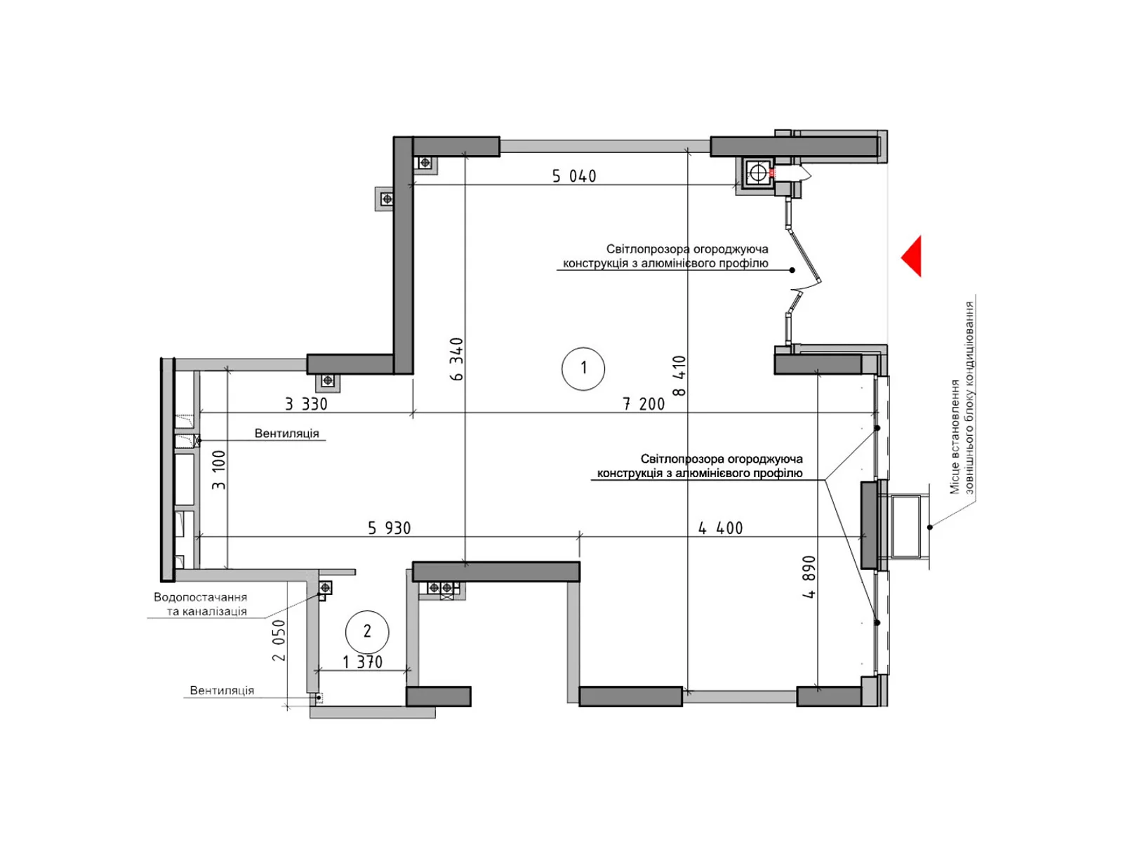 Продається офіс 62.2 кв. м в бізнес-центрі, цена: 120046 $ - фото 1