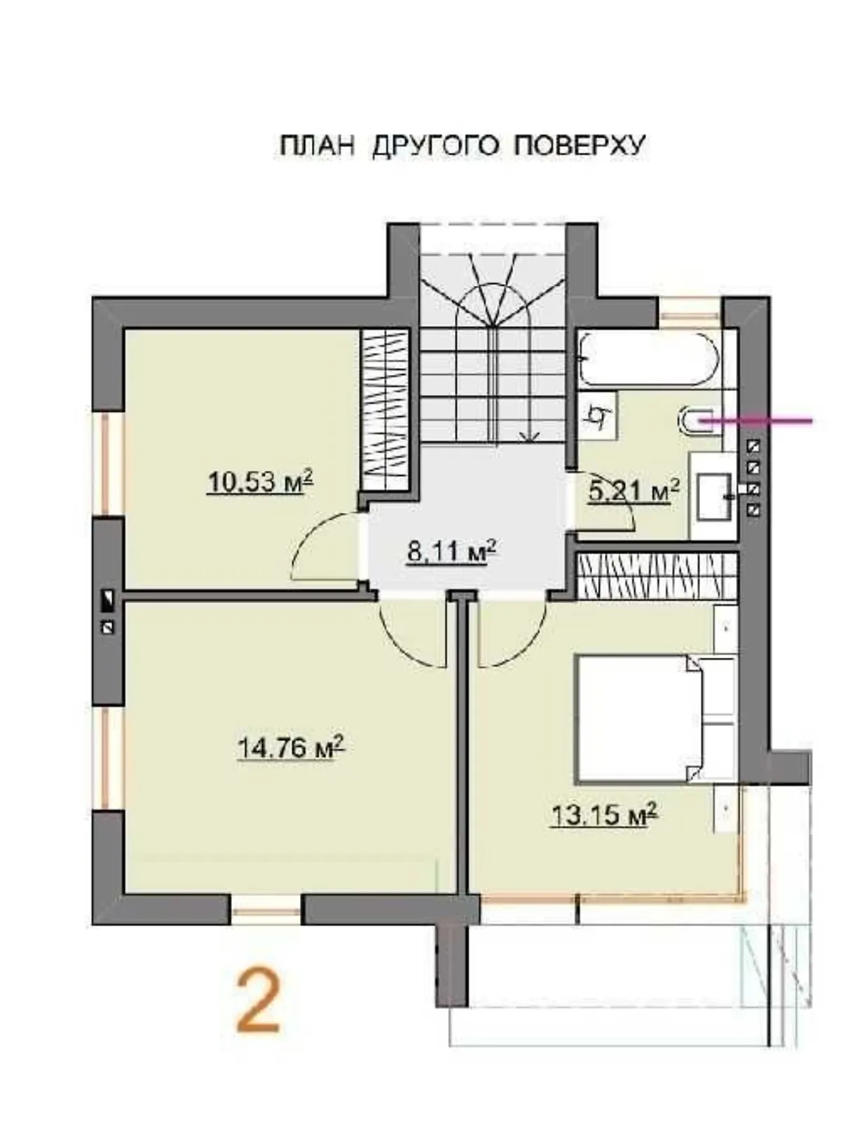 Продається будинок 2 поверховий 100 кв. м з каміном, цена: 86000 $