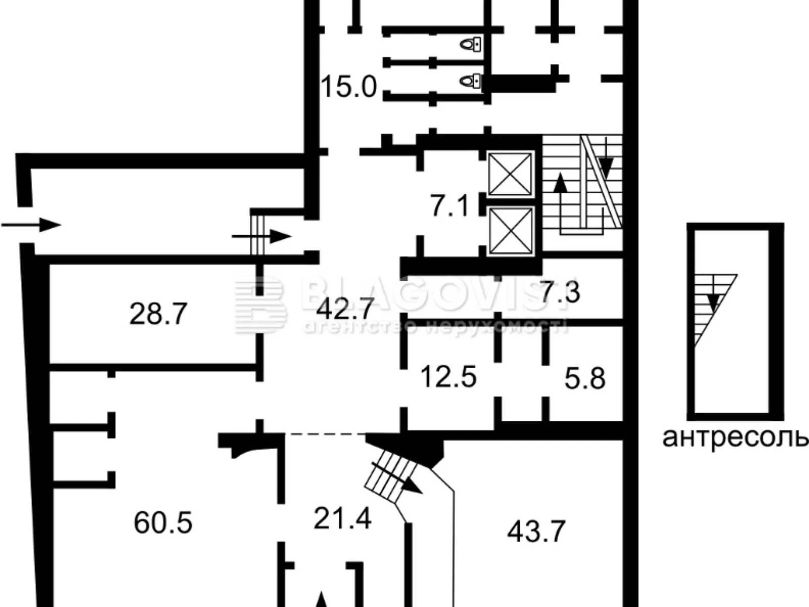 Продается помещения свободного назначения 3807 кв. м в 6-этажном здании - фото 2