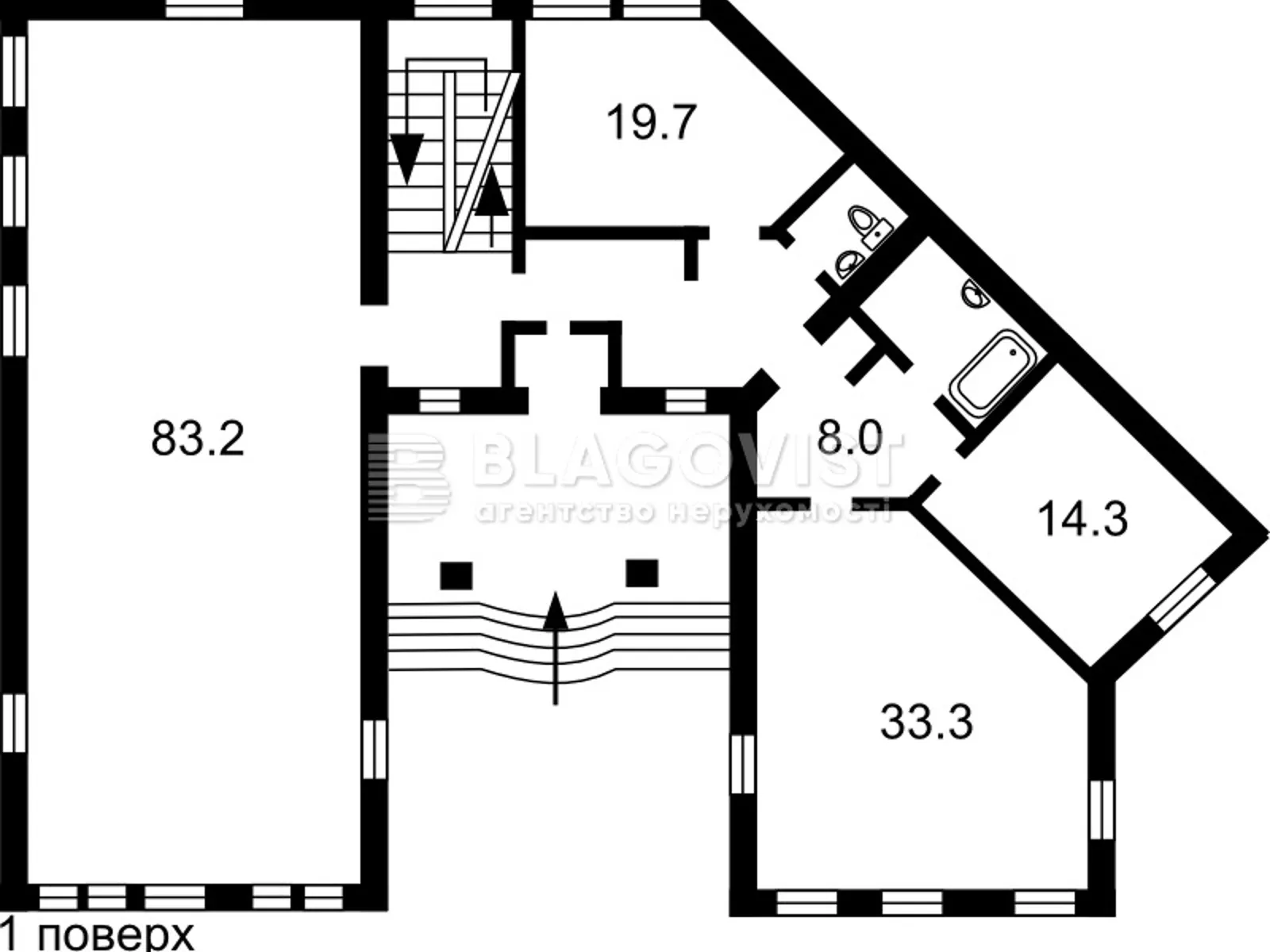 Продается помещения свободного назначения 771.5 кв. м в 3-этажном здании - фото 2