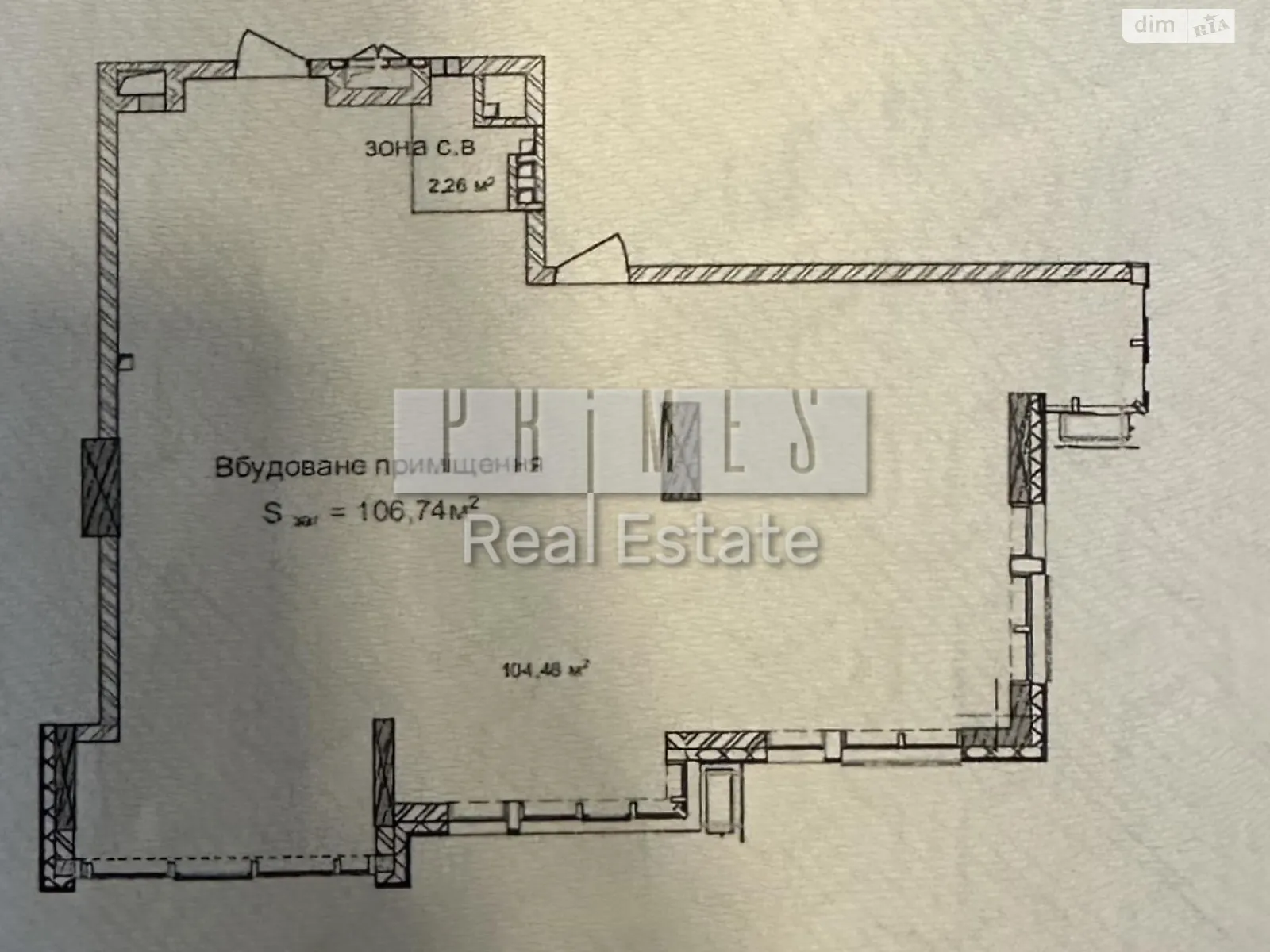 Продается помещения свободного назначения 107 кв. м в 19-этажном здании - фото 2