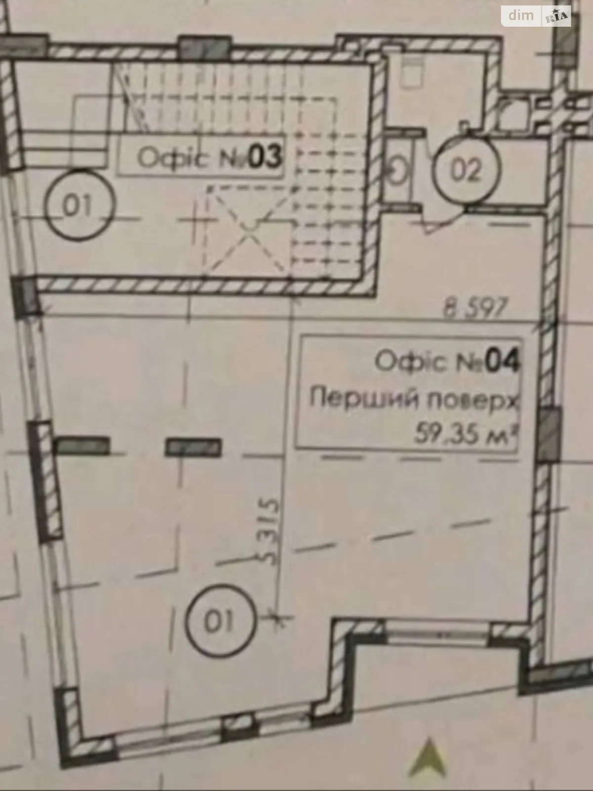 Продается помещения свободного назначения 60 кв. м в 10-этажном здании - фото 2