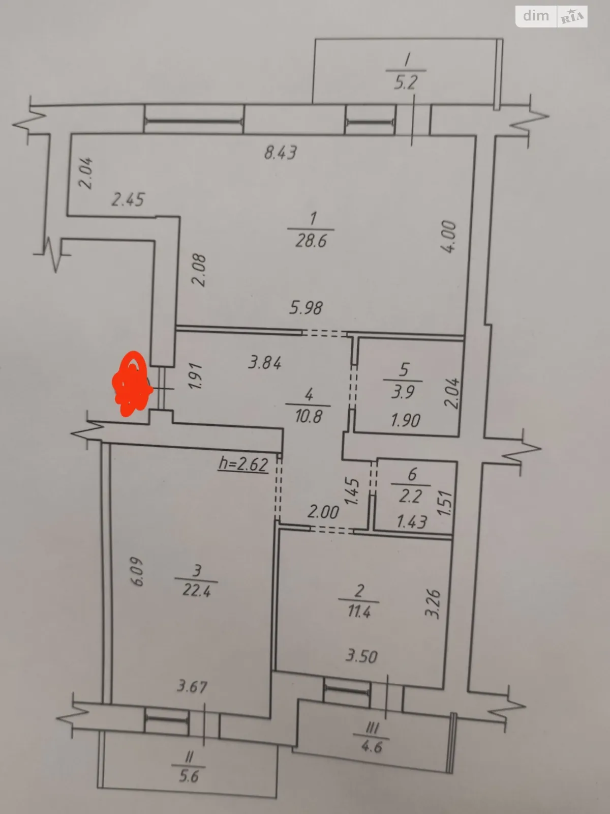 Продается 2-комнатная квартира 94 кв. м в Сумах - фото 3