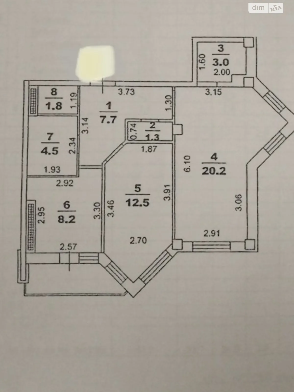 Продается 2-комнатная квартира 61 кв. м в Одессе, ул. Академика Сахарова