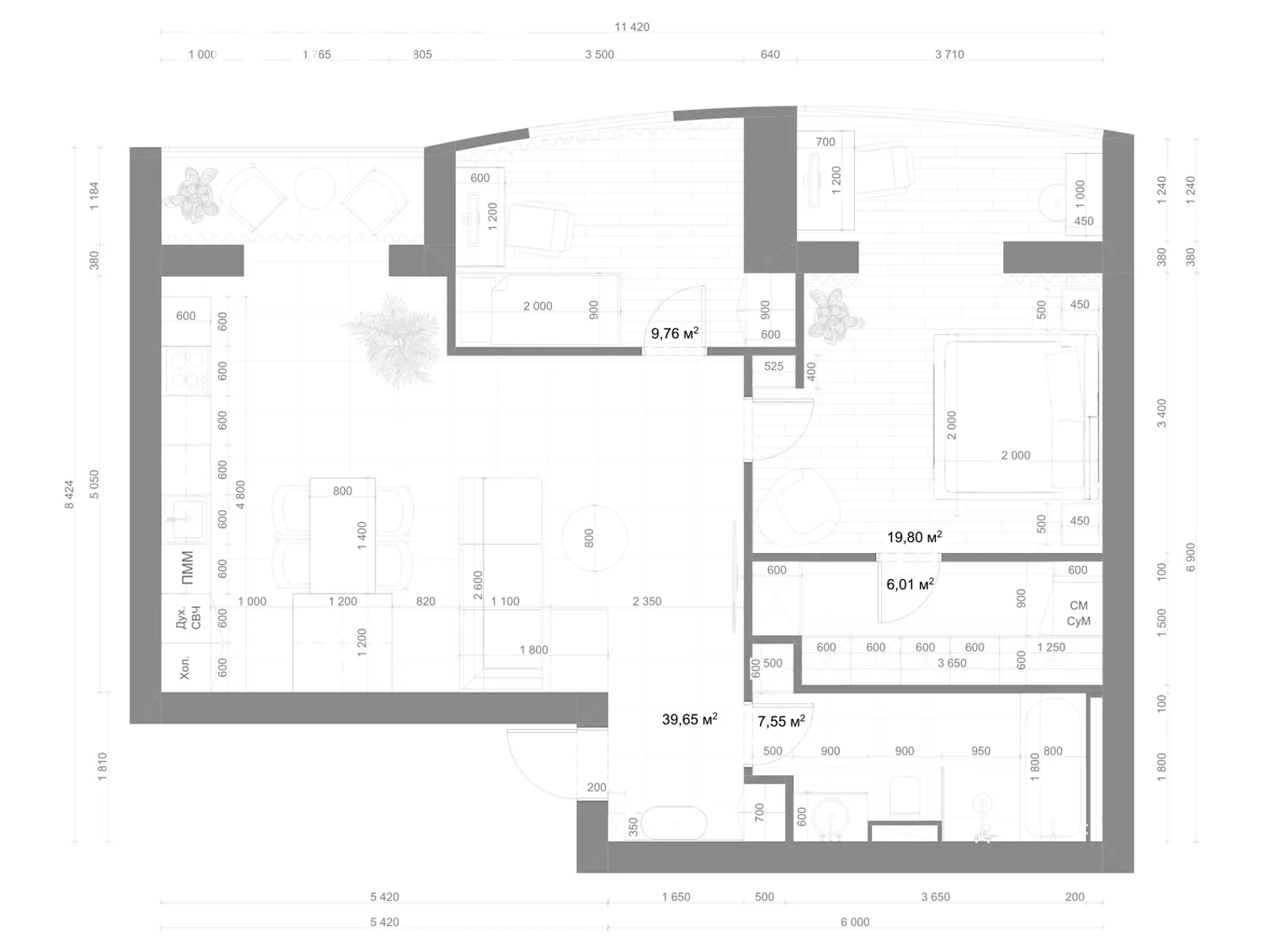 Продается 2-комнатная квартира 83 кв. м в Харькове, ул. Клочковская, 101Ж