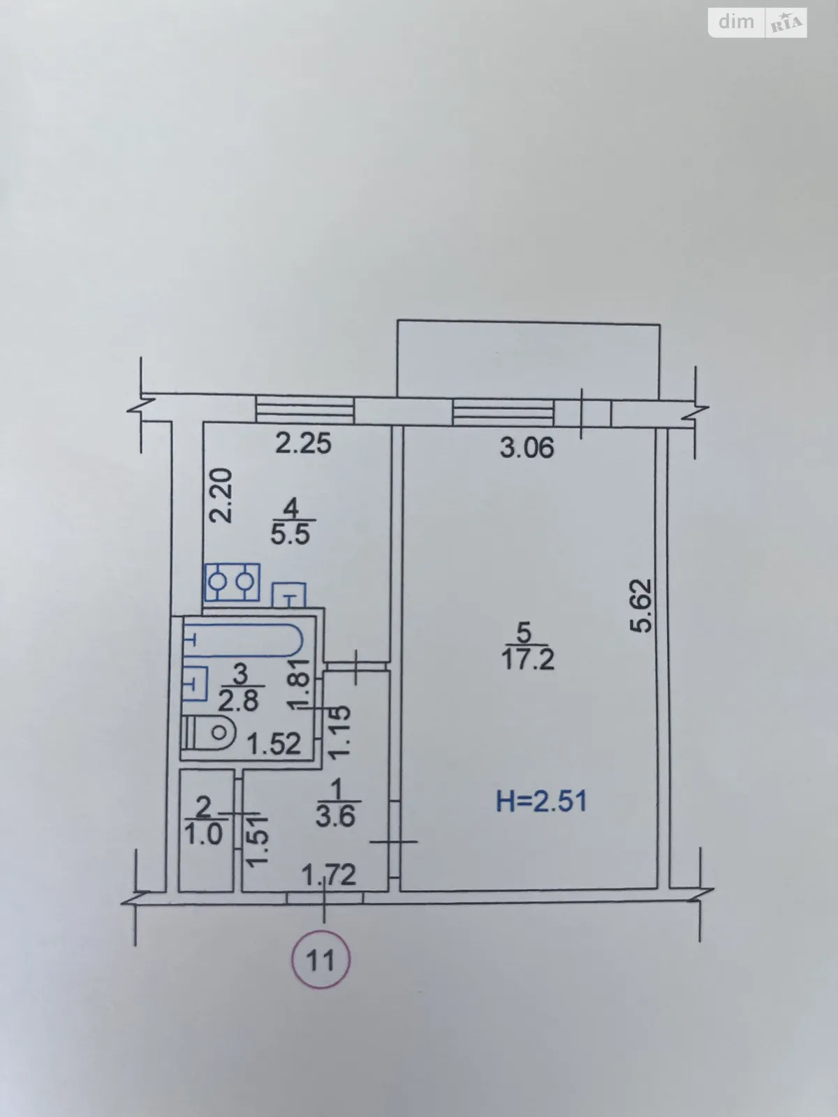 Продается 1-комнатная квартира 32 кв. м в Харькове, ул. Светлая, 4