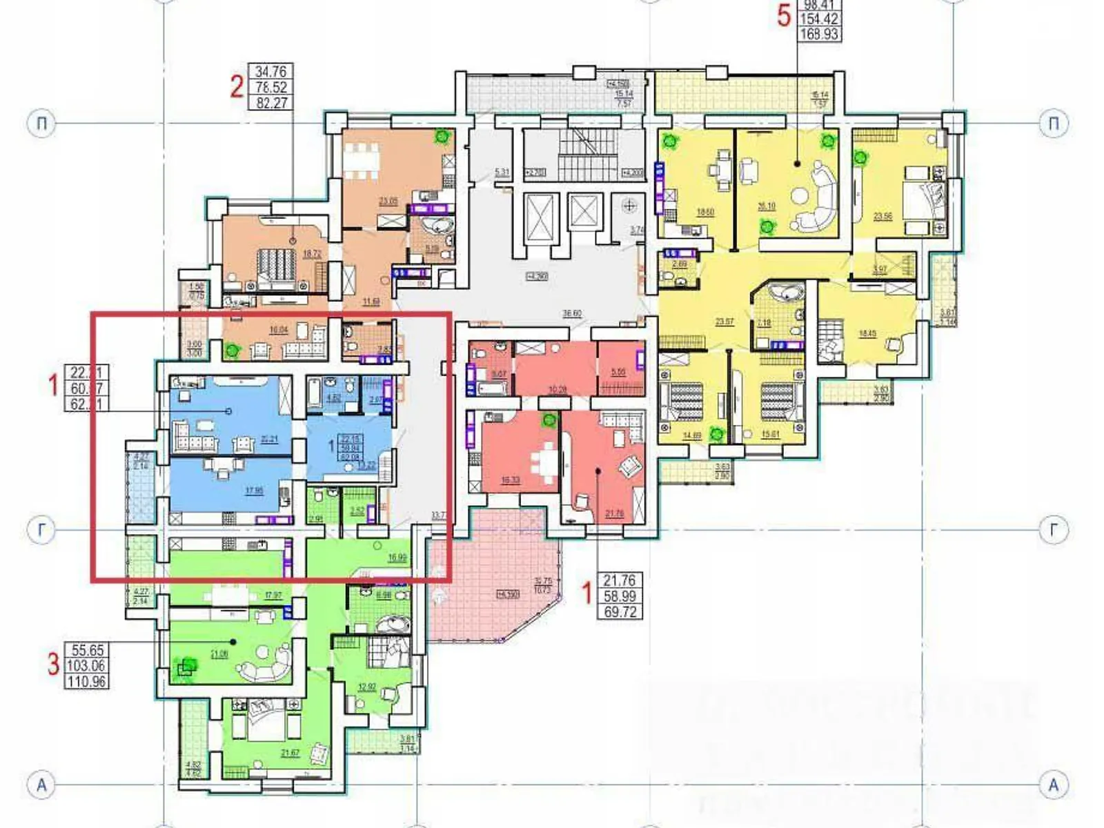 Продается 1-комнатная квартира 65 кв. м в Харькове, ул. Рымарская, 23