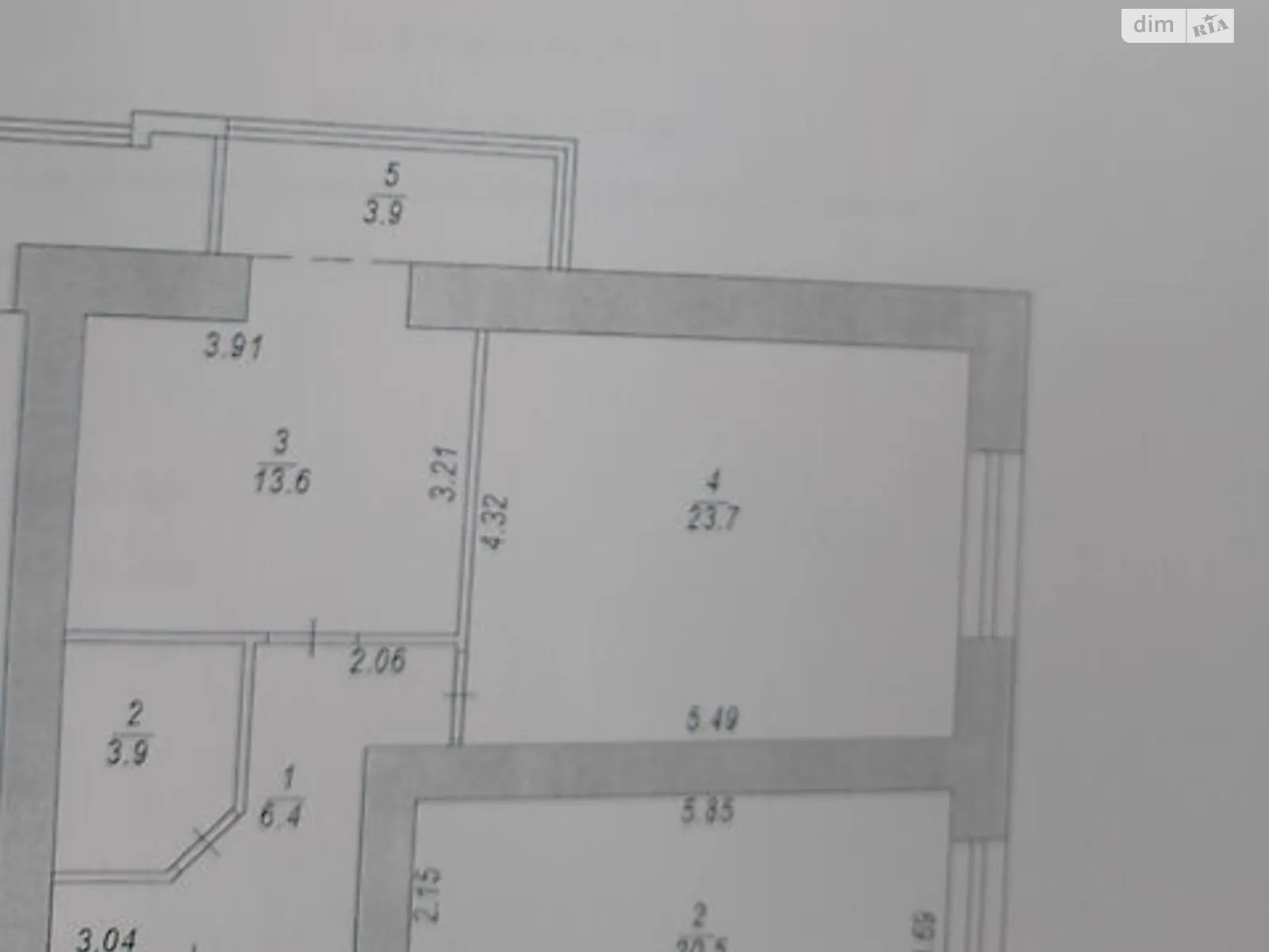 1-комнатная квартира 52 кв. м в Тернополе, ул. Будного Степана