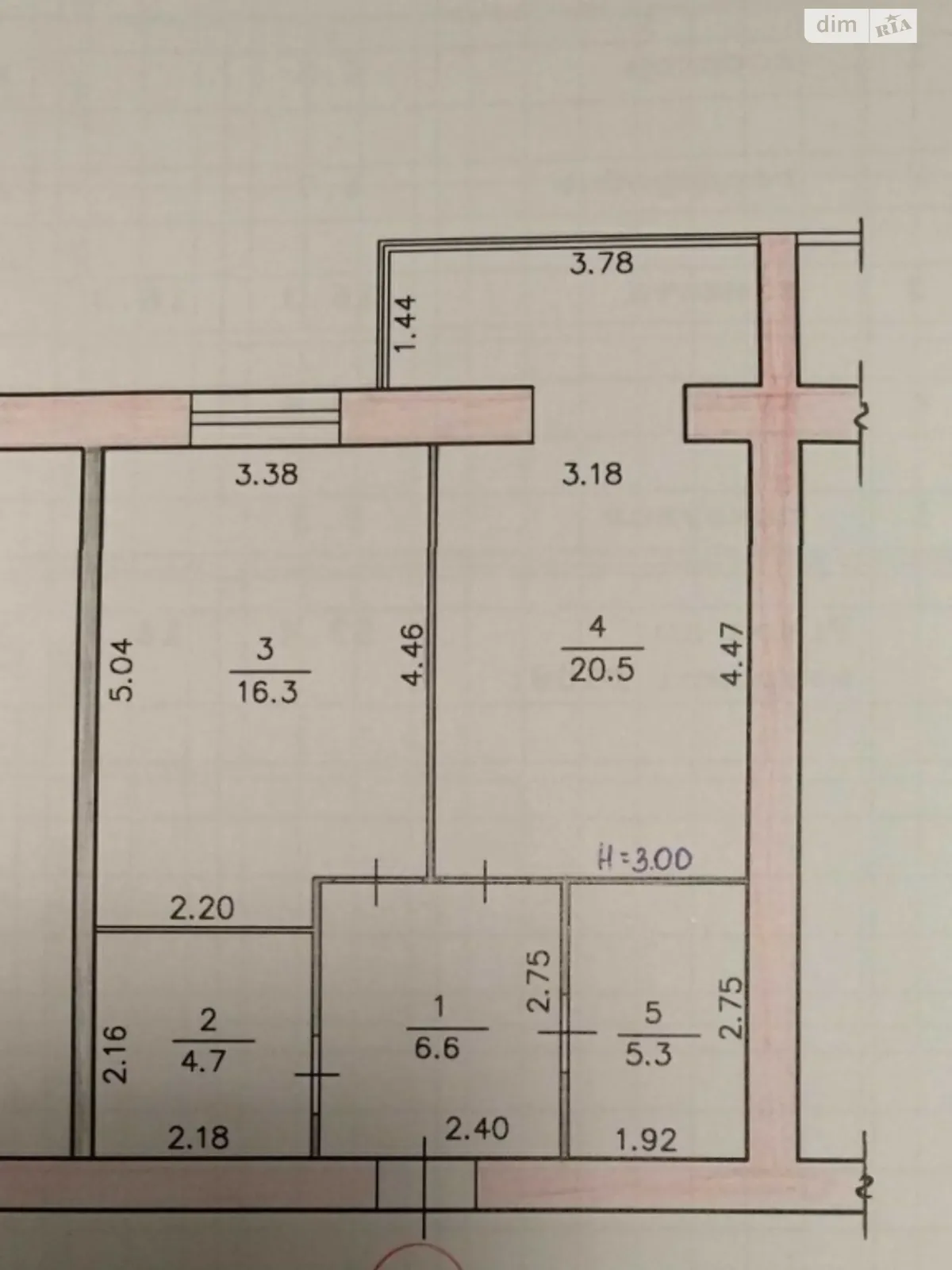 Продається 1-кімнатна квартира 53 кв. м у Житомирі, просп. Миру