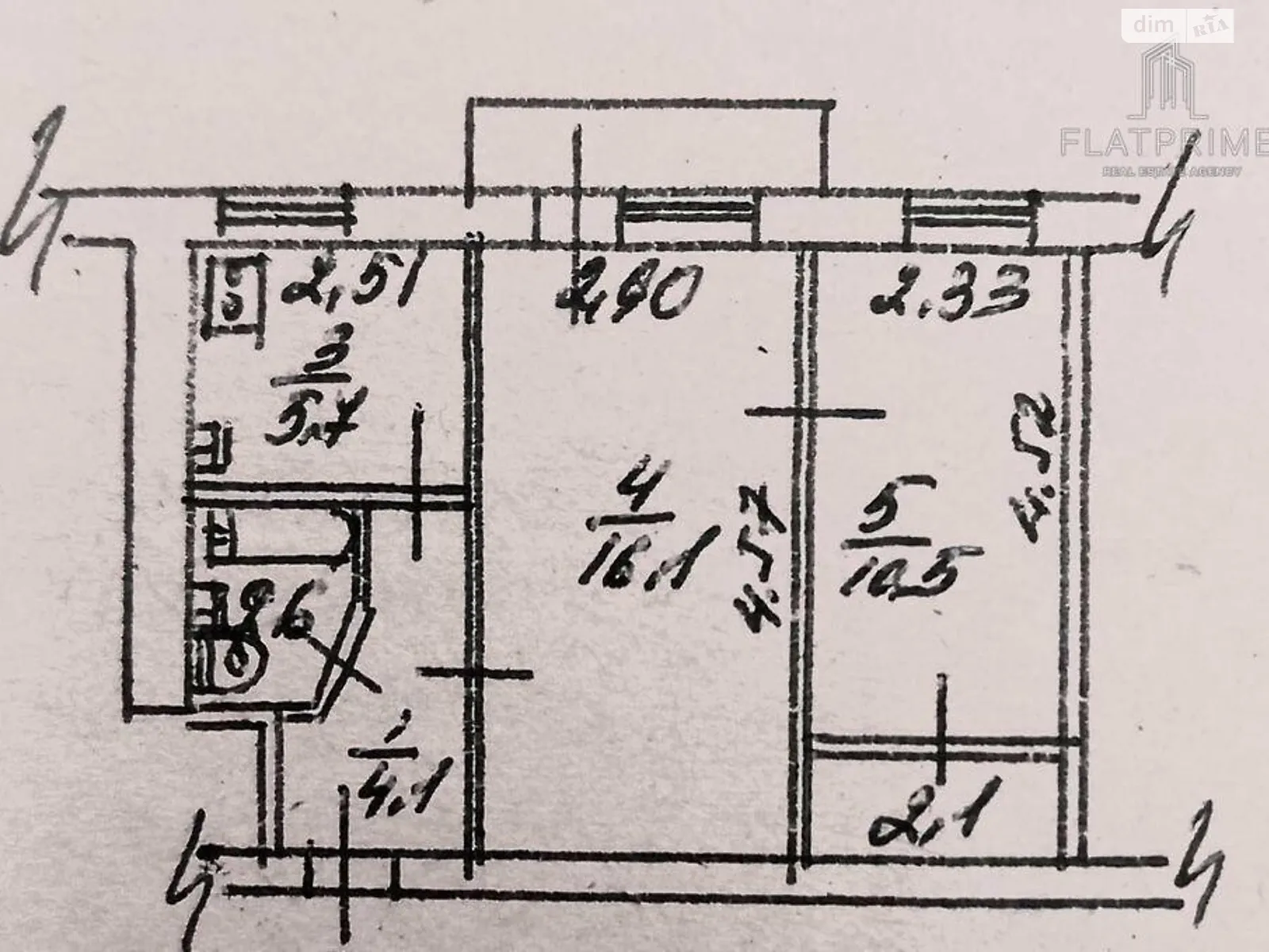 Продается 2-комнатная квартира 42.1 кв. м в Киеве, ул. Ивана Неходы, 7 - фото 1