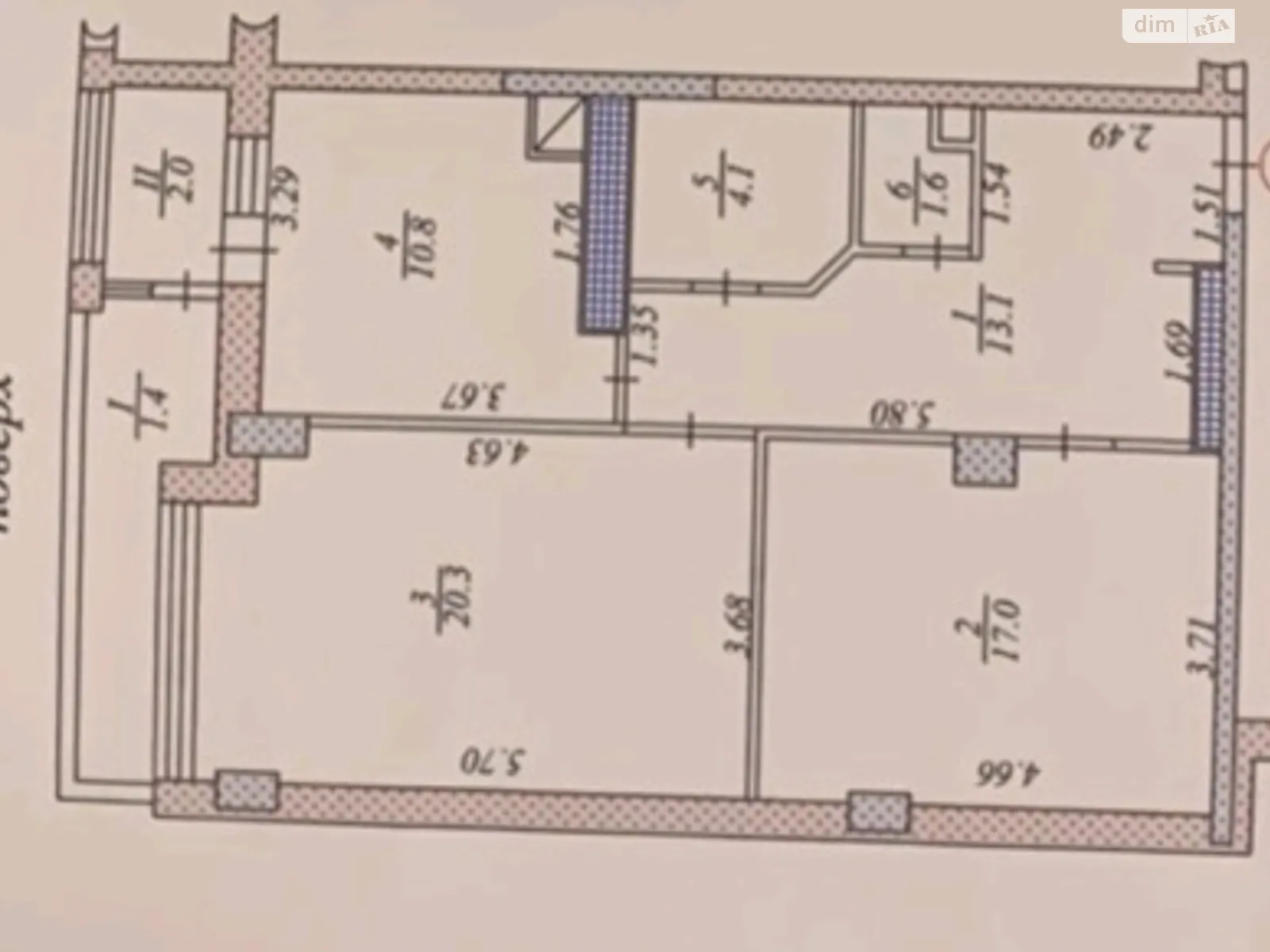 4-комнатная квартира 157 кв. м в Тернополе, пл. Героев Евромайдану, 9