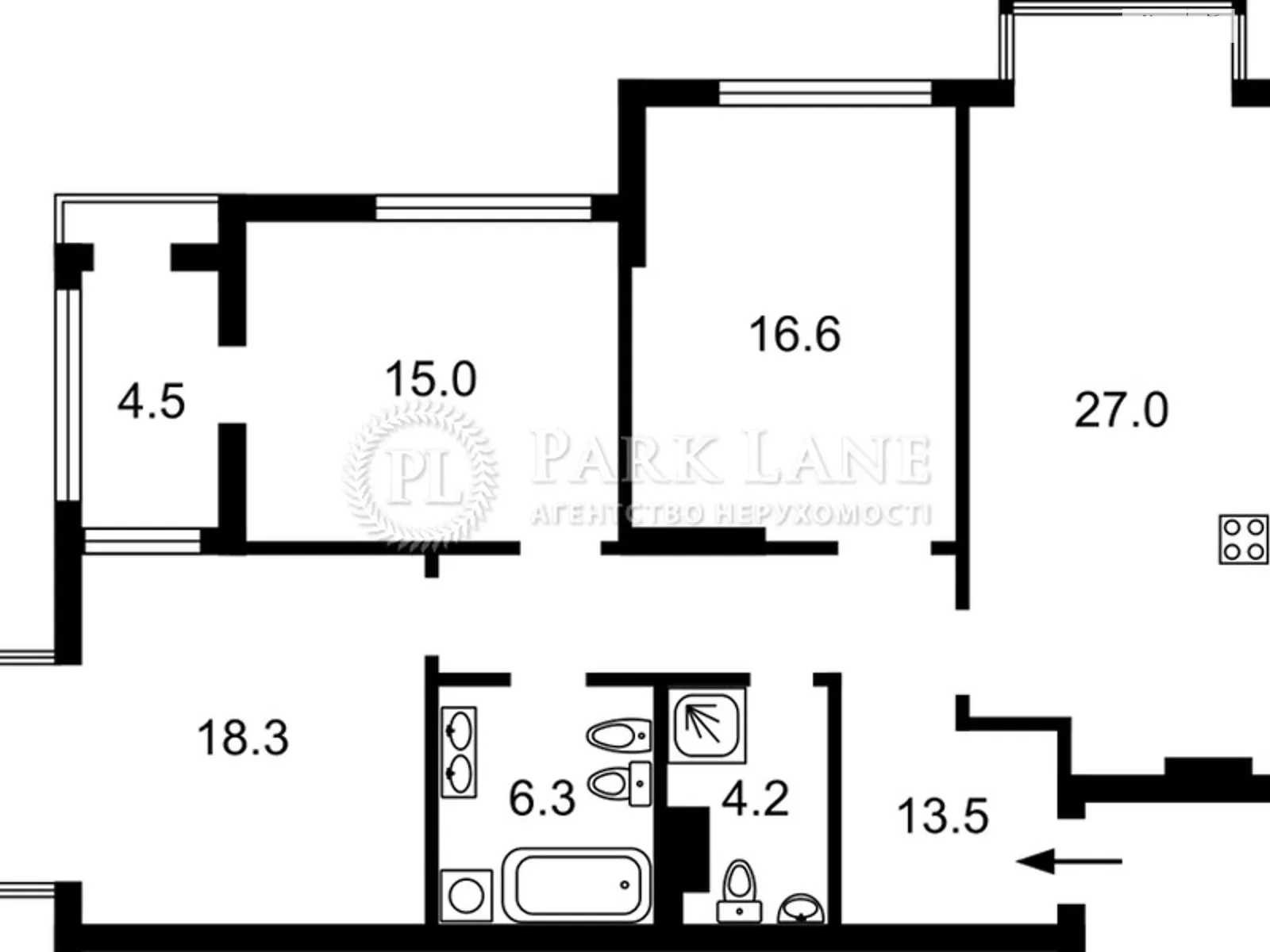 Продается 4-комнатная квартира 107 кв. м в Киеве, ул. Николая Пимоненко, 19 - фото 1