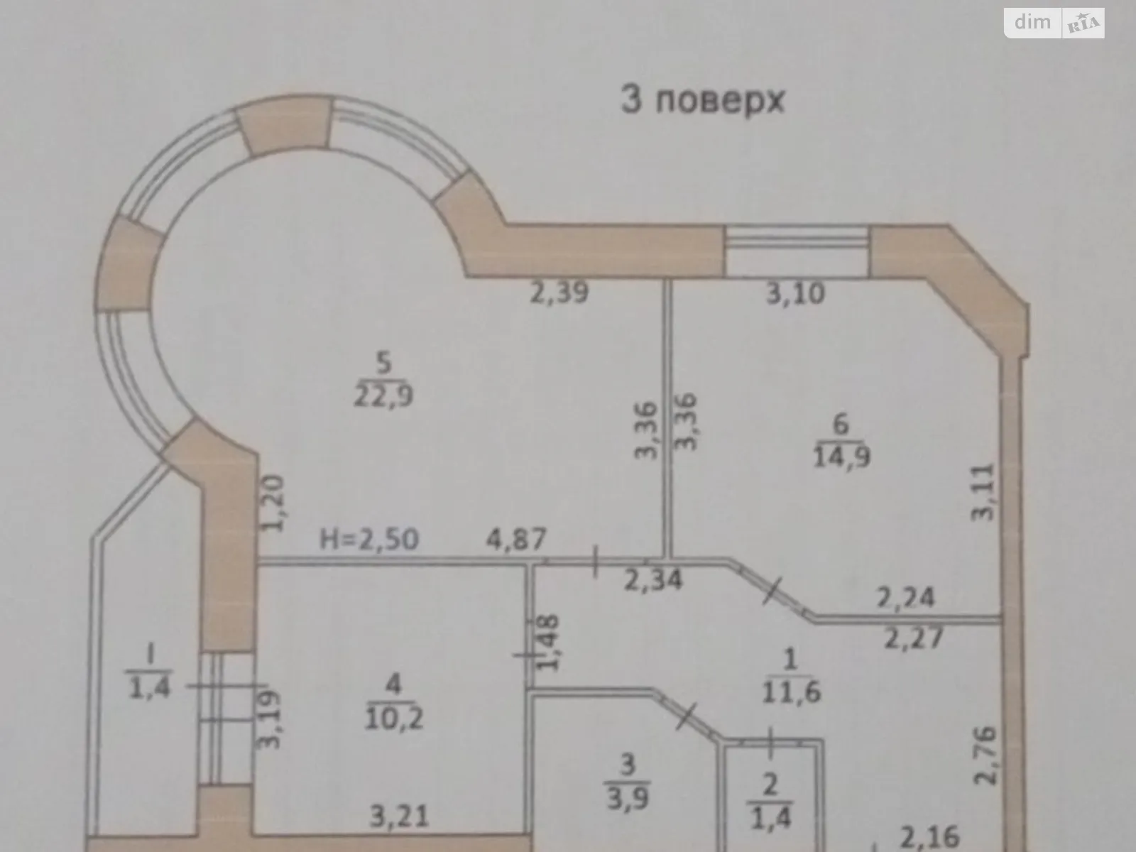 2-комнатная квартира 64 кв. м в Тернополе, ул. Довженко Александра