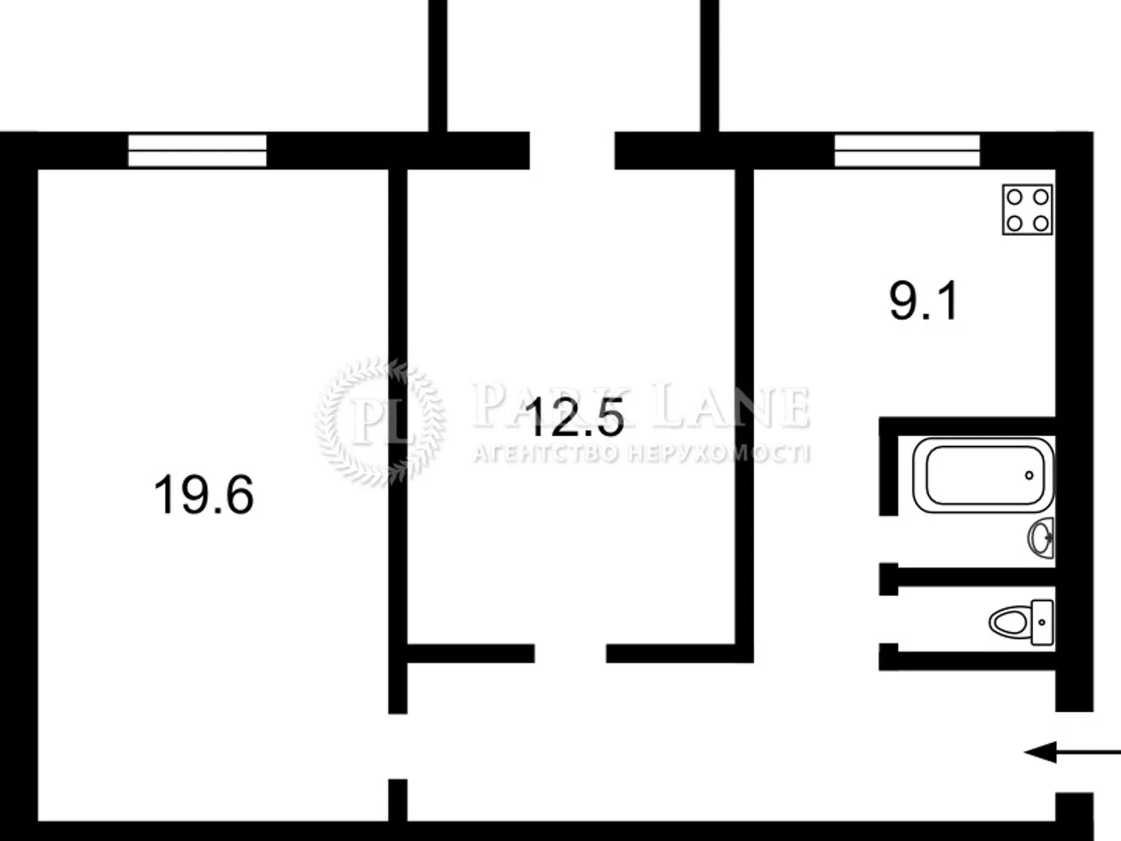 Продается 2-комнатная квартира 60 кв. м в Киеве, ул. Бассейная, 7 - фото 1