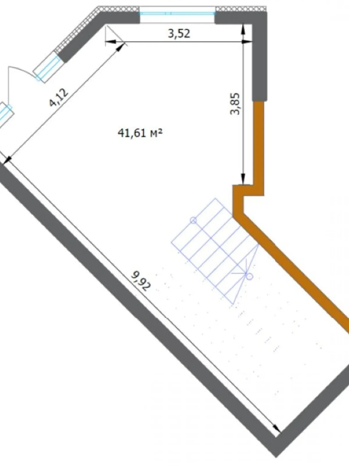 Продается помещения свободного назначения 121.2 кв. м в 16-этажном здании, цена: 224220 $ - фото 1