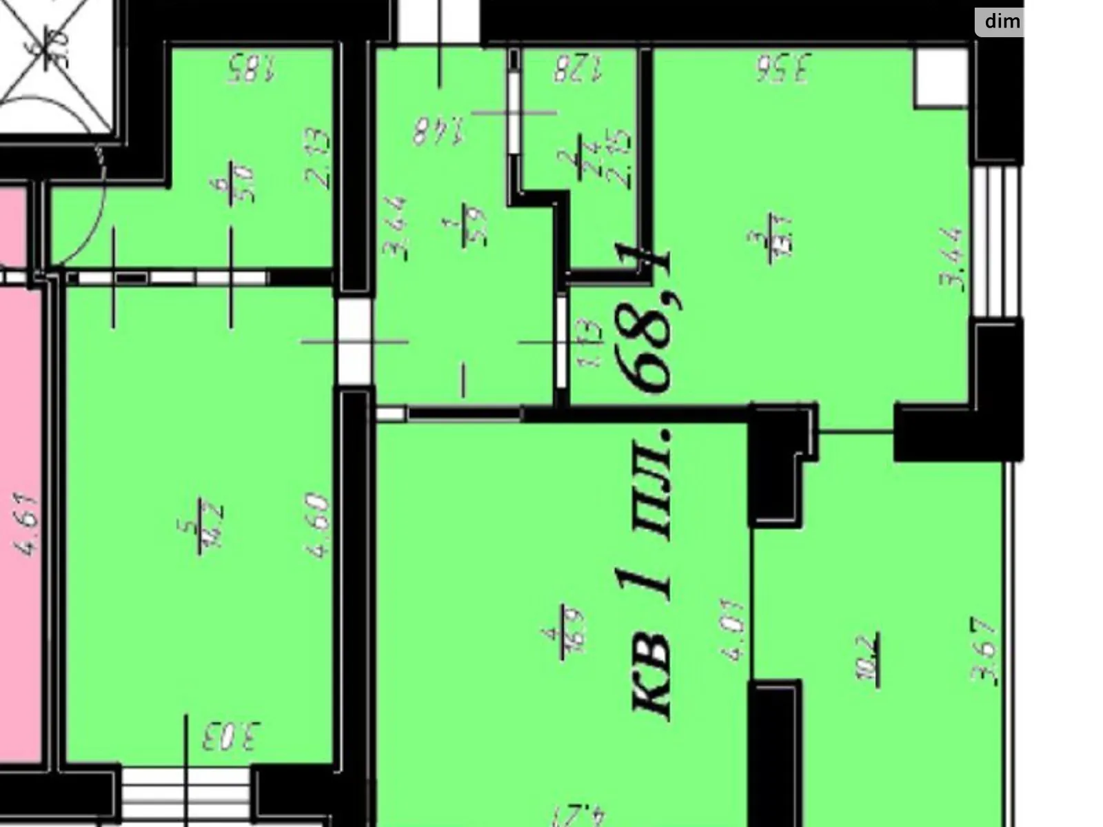 Продается 2-комнатная квартира 70 кв. м в Ивано-Франковске, ул. Млынарская - фото 1