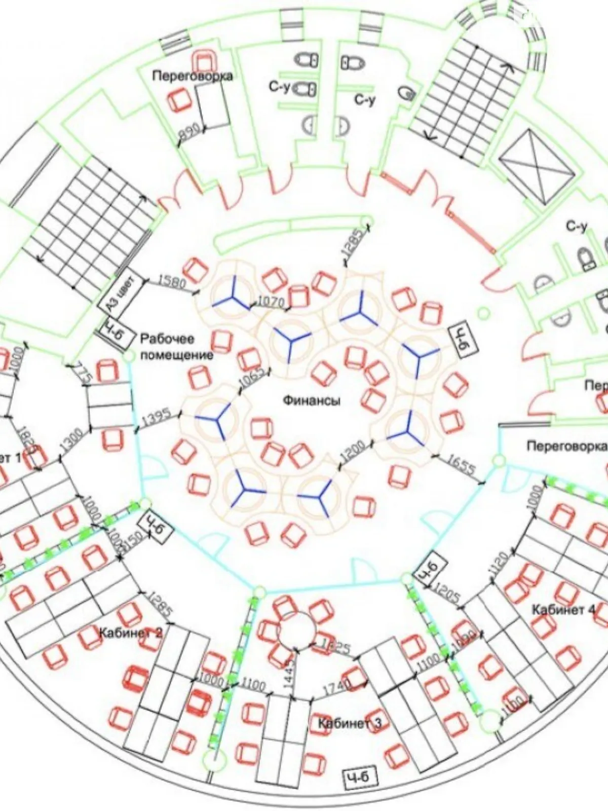 Сдается в аренду офис 347.5 кв. м в бизнес-центре, цена: 6940 $ - фото 1