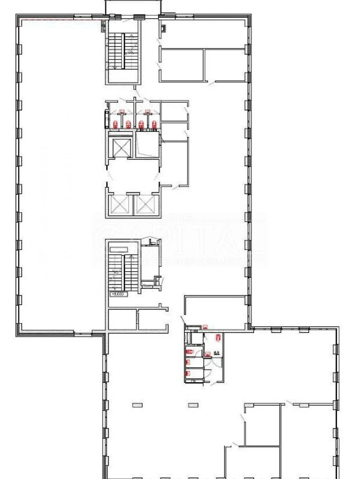 Сдается в аренду офис 861.3 кв. м в бизнес-центре, цена: 16365 $ - фото 1