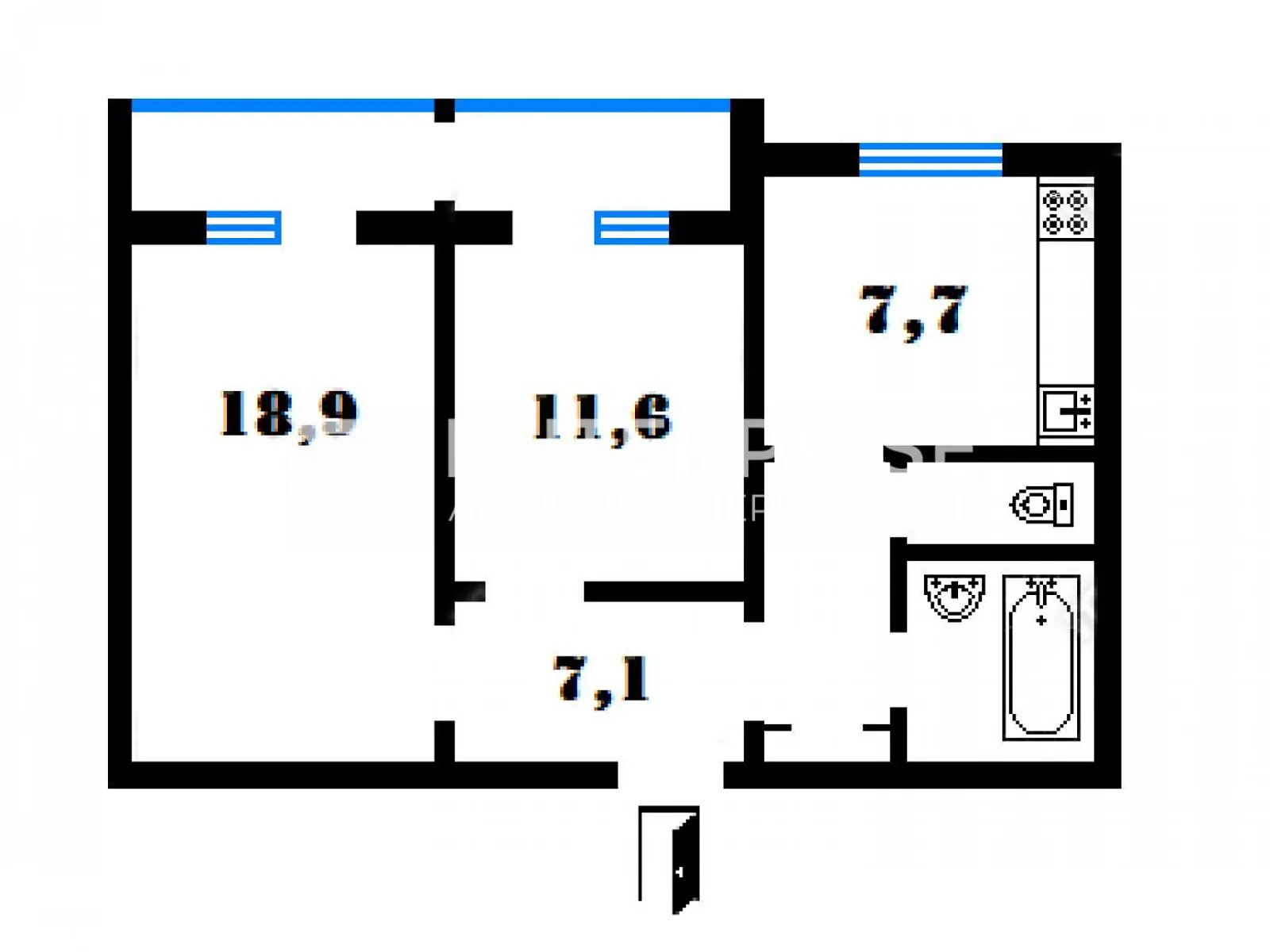 Продается 2-комнатная квартира 51 кв. м в Киеве, ул. Ярослава Ивашкевича, 3