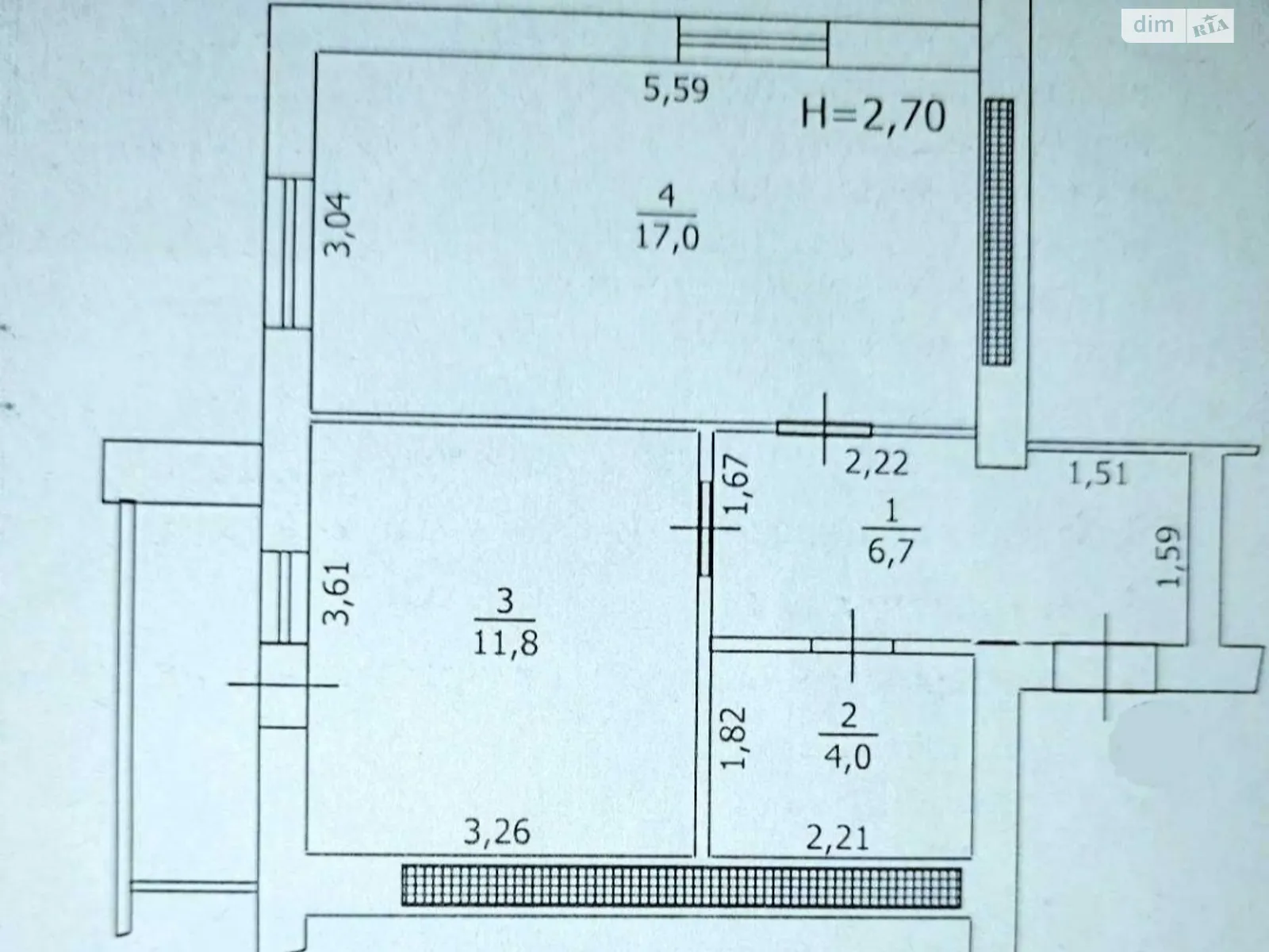 Продается 1-комнатная квартира 42 кв. м в Немишаево, ул. Ярослава Мудрого(Чкалова), 58 - фото 1