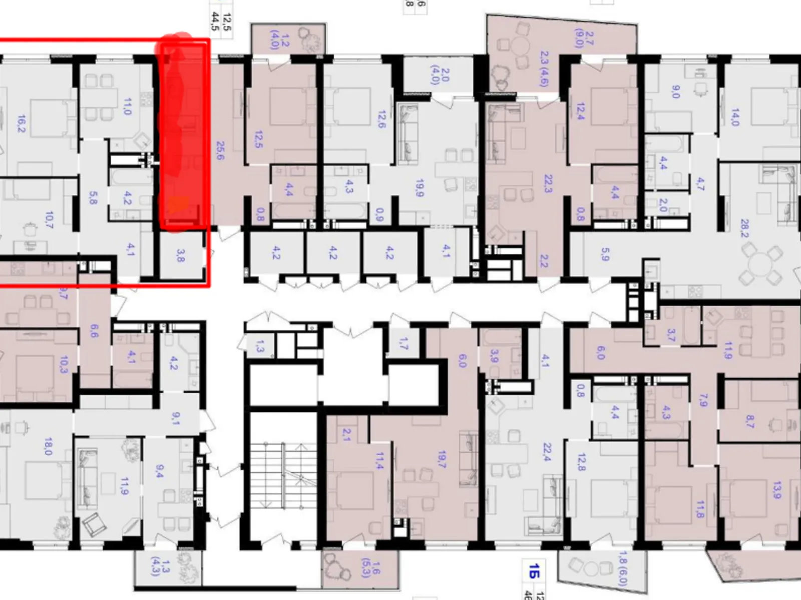 Продается 2-комнатная квартира 57 кв. м в Виннице, пер. Кирпичный, 12