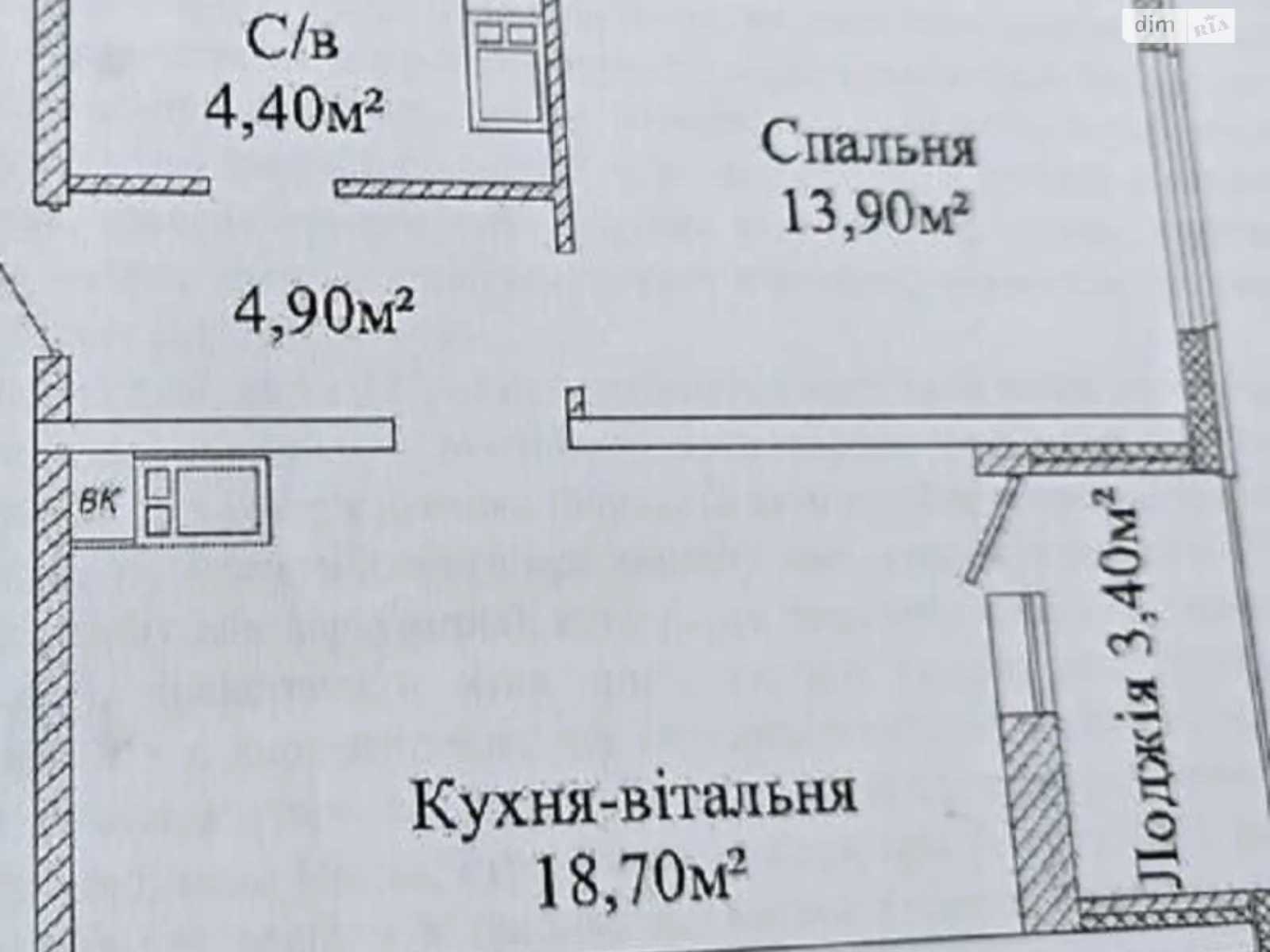 Продается 1-комнатная квартира 44 кв. м в Одессе, ул. Жаботинского - фото 1