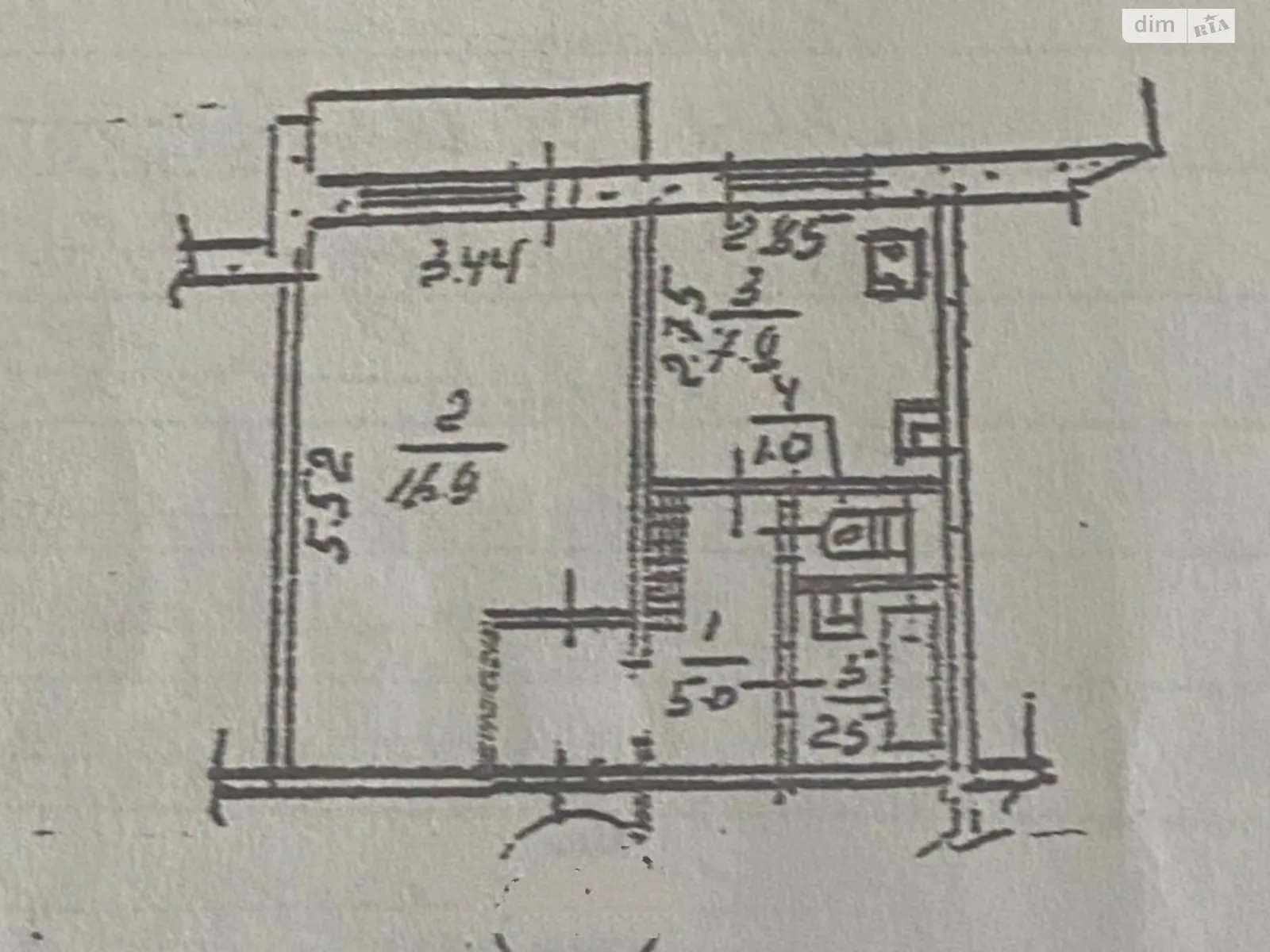 1-кімнатна квартира 35 кв. м у Запоріжжі, цена: 13000 $